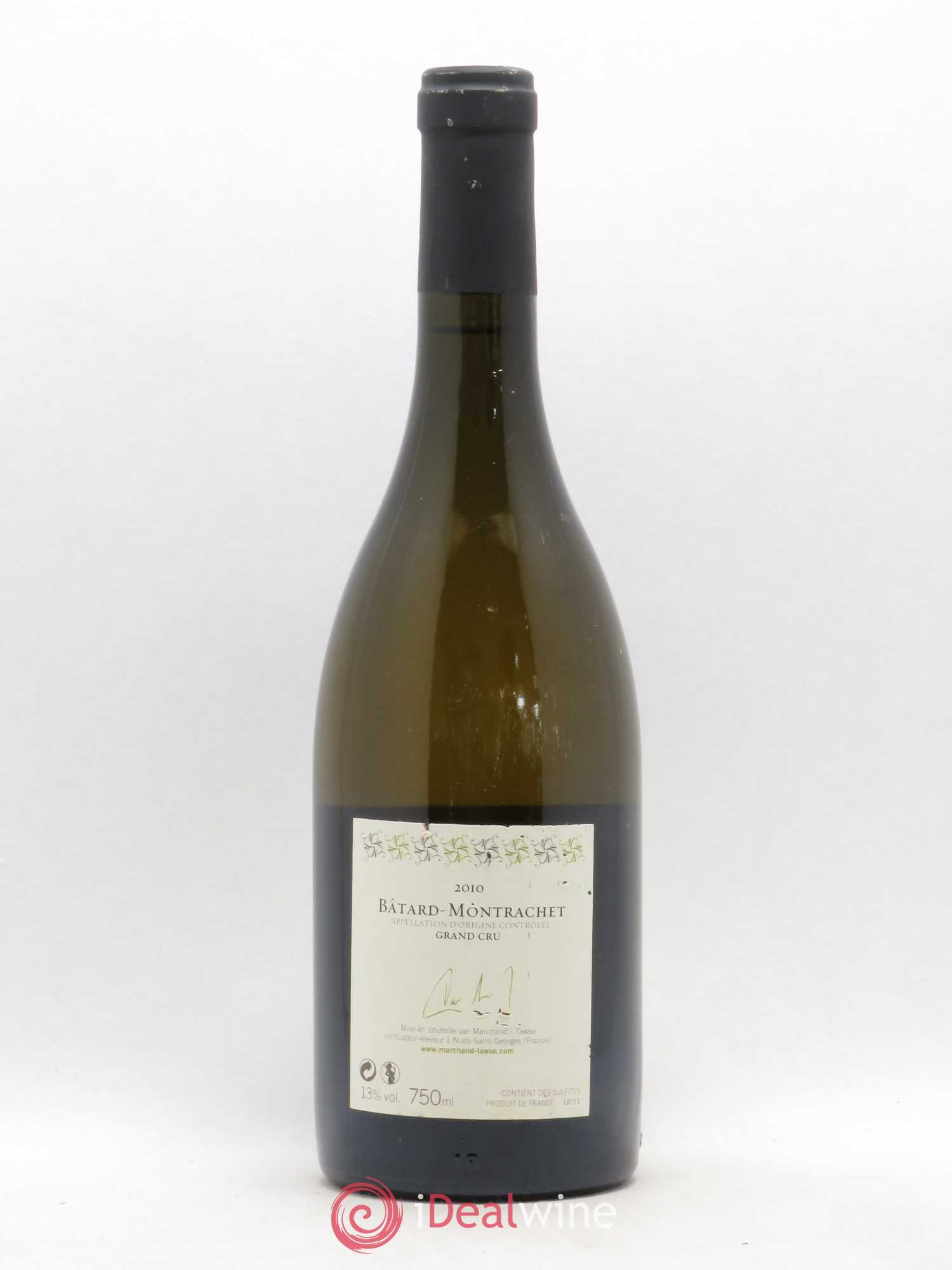 Bâtard-Montrachet Grand Cru Marchand 2010 - Lot de 1 bouteille - 1