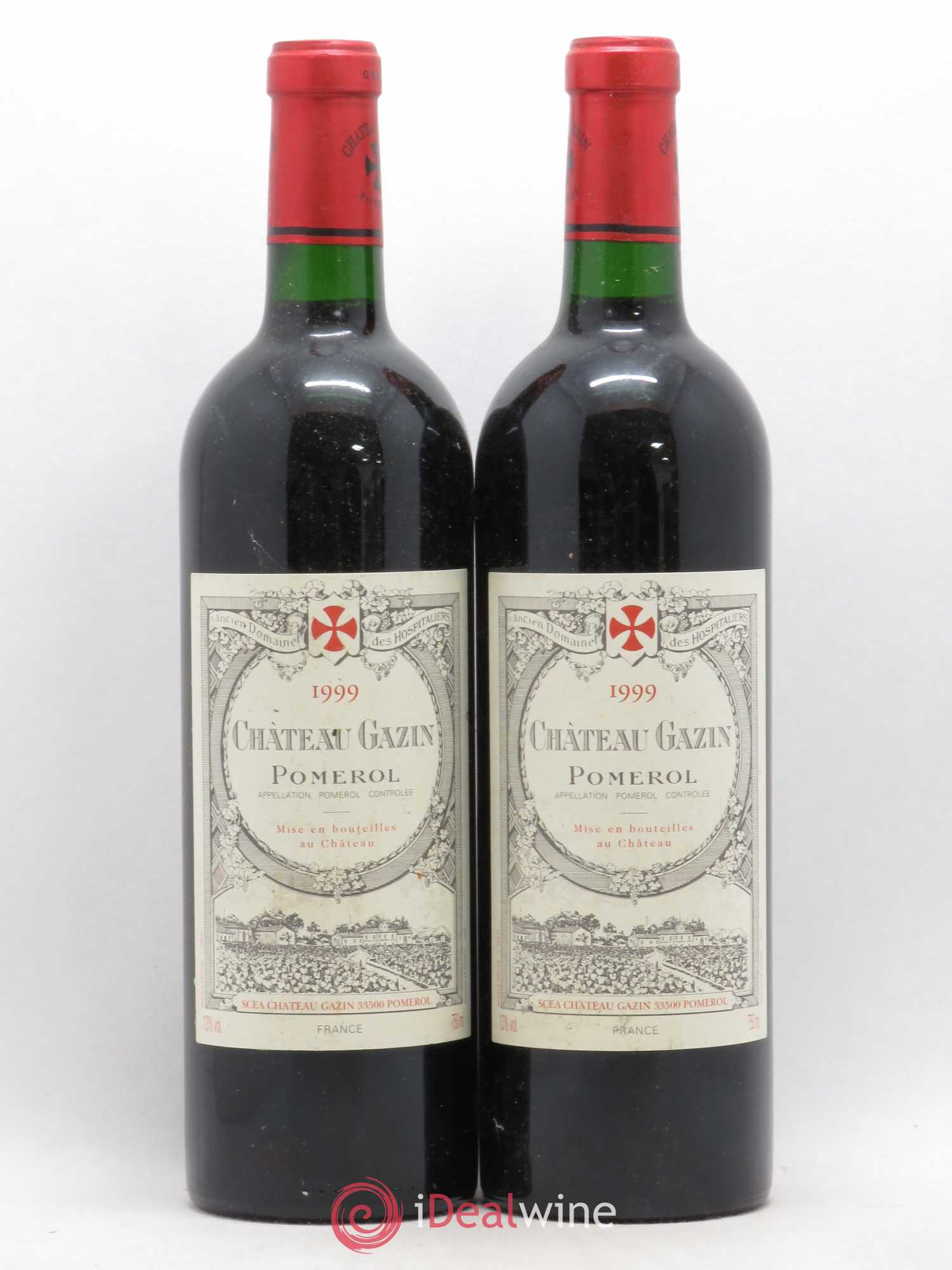 Château Gazin 1999 - Lot de 2 bouteilles - 0