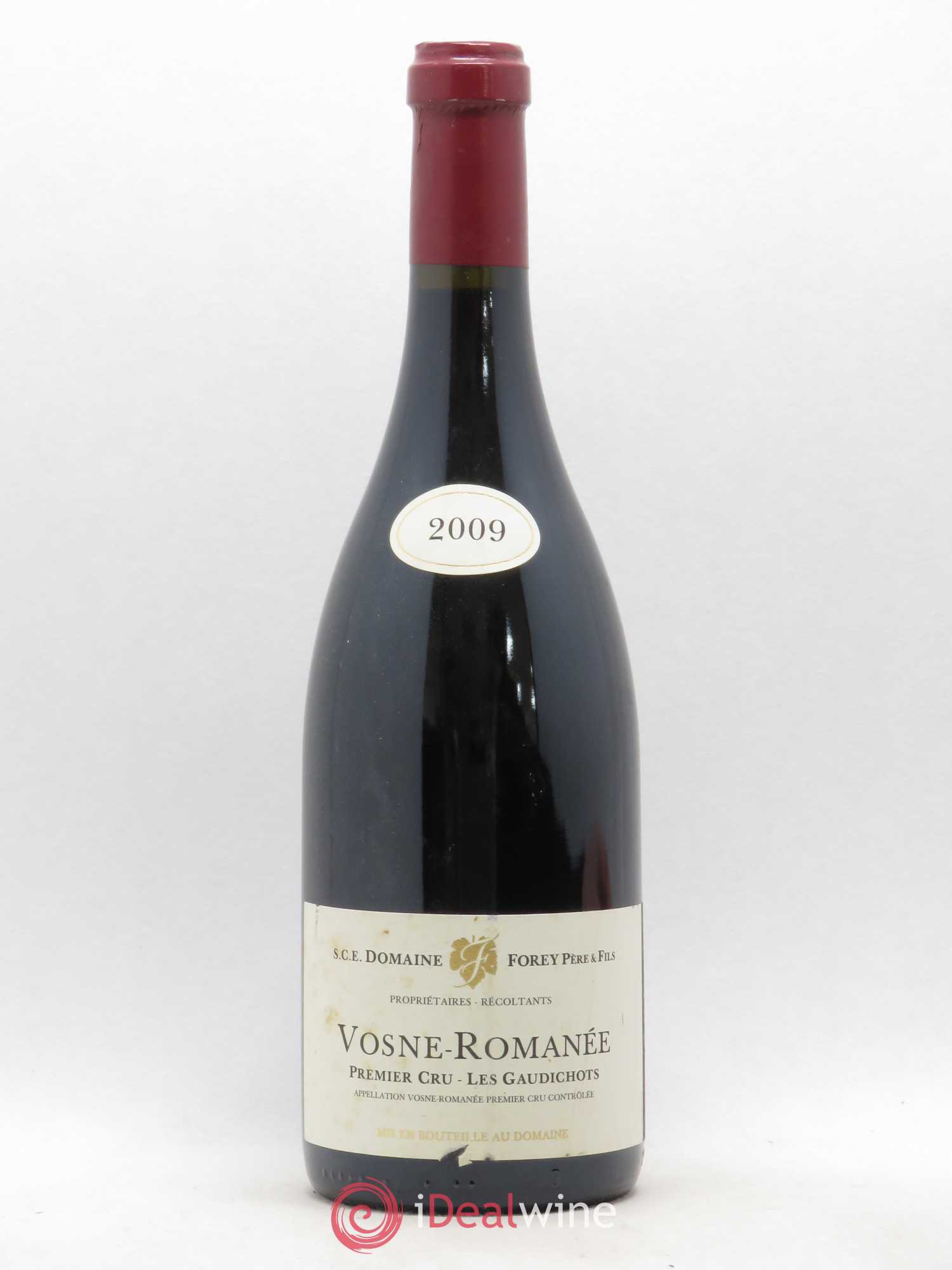 Vosne-Romanée 1er Cru Les Gaudichots Forey Père et Fils (Domaine) 2009 - Lot de 1 bouteille - 0