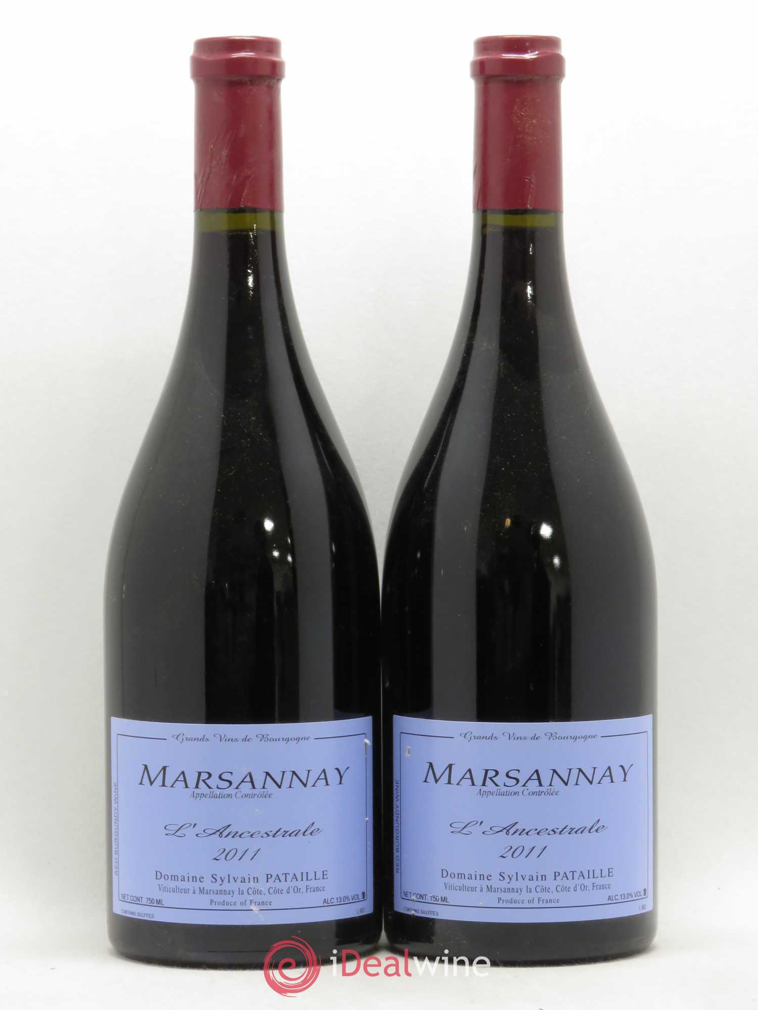 Marsannay L'Ancestrale Sylvain Pataille (Domaine) (sans prix de réserve) 2011 - Lot de 2 bouteilles - 0
