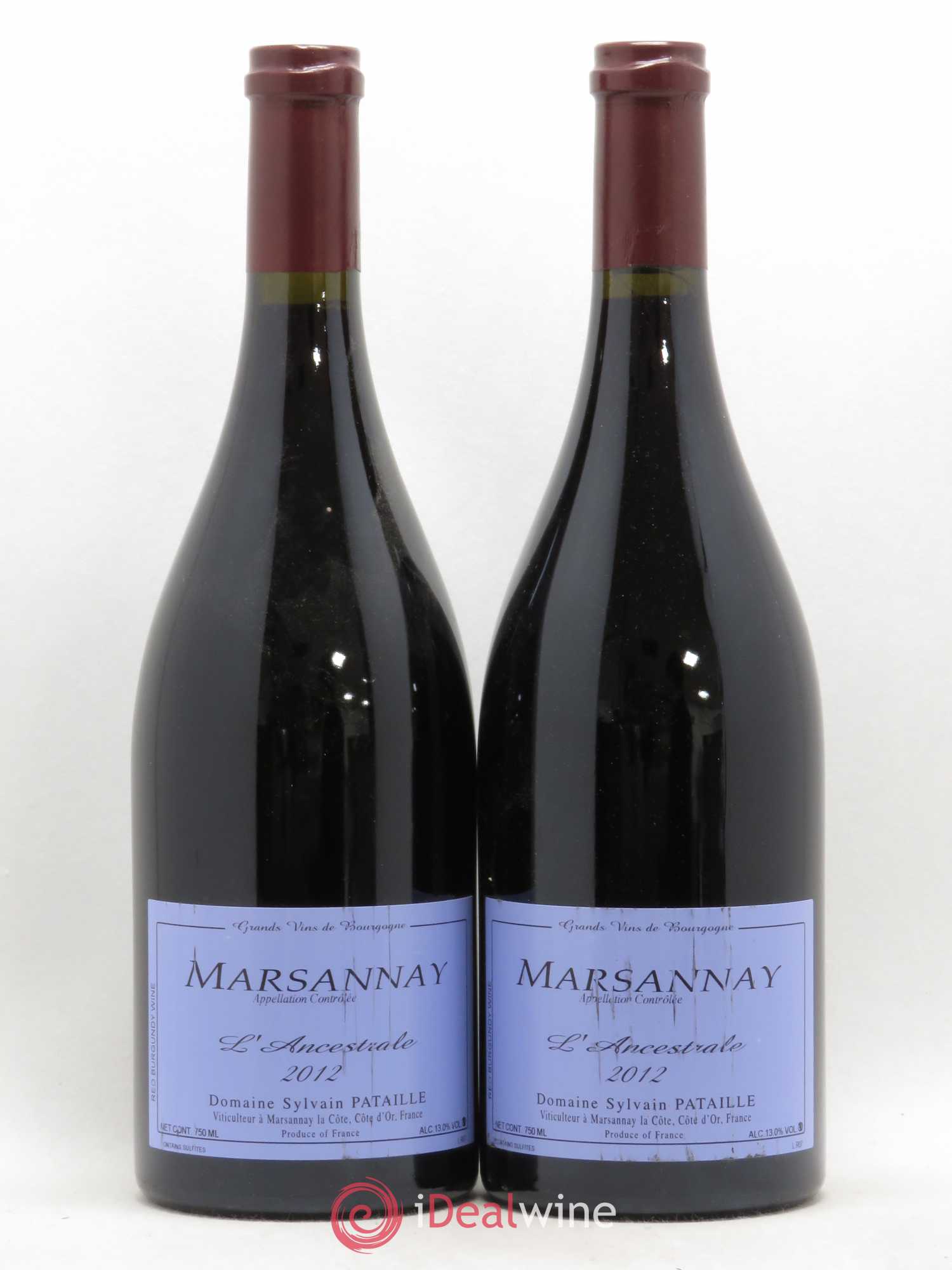 Marsannay L'Ancestrale Sylvain Pataille (Domaine) 2012 - Lot de 2 bouteilles - 0