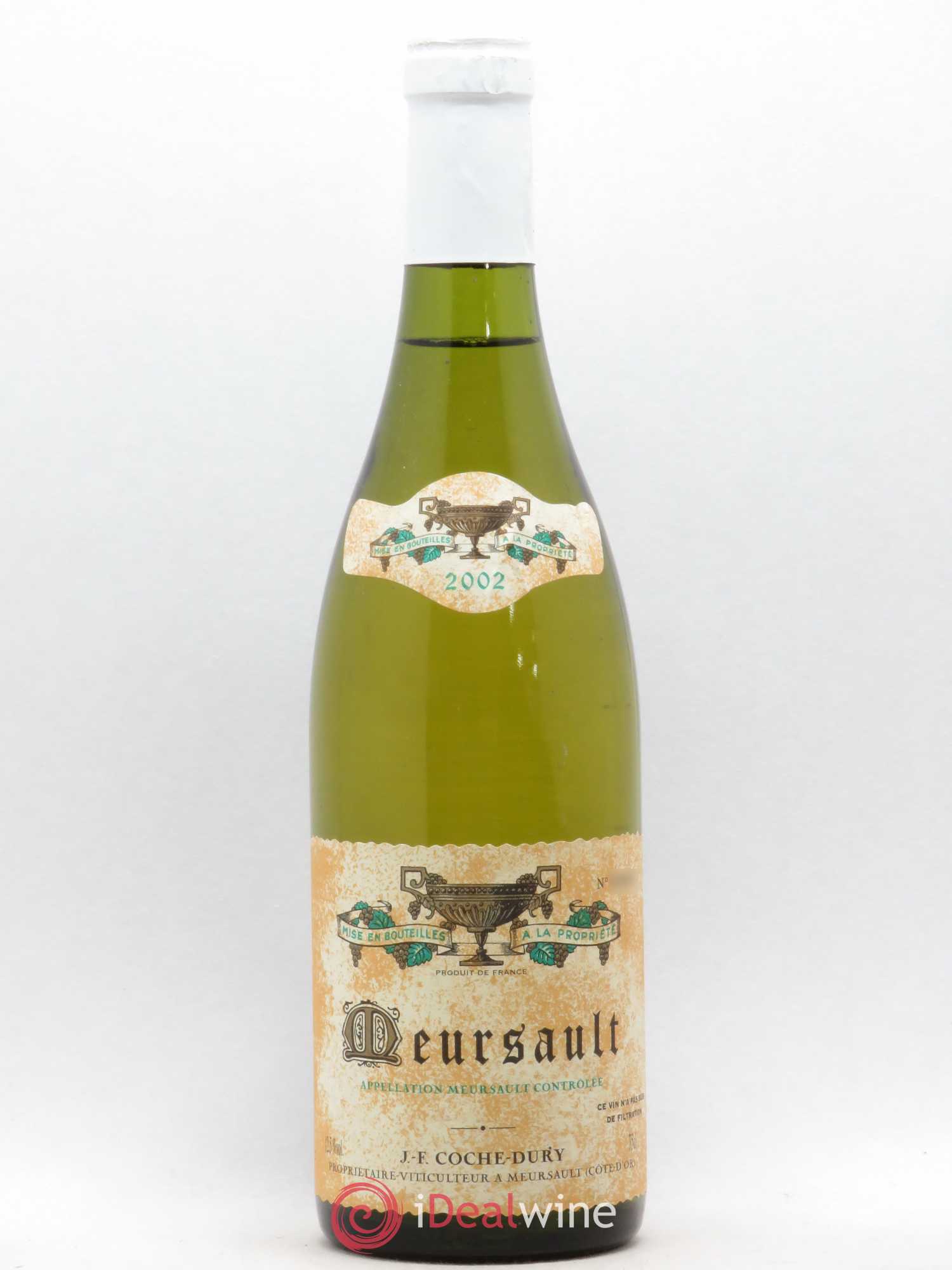 Meursault Coche Dury (Domaine) 2002 - Lot de 1 bouteille - 0