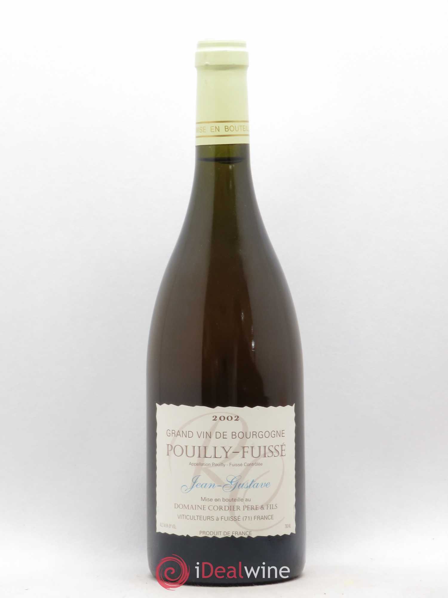 Pouilly-Fuissé Jean Gustave Cordier 2002 - Posten von 1 Flasche - 0