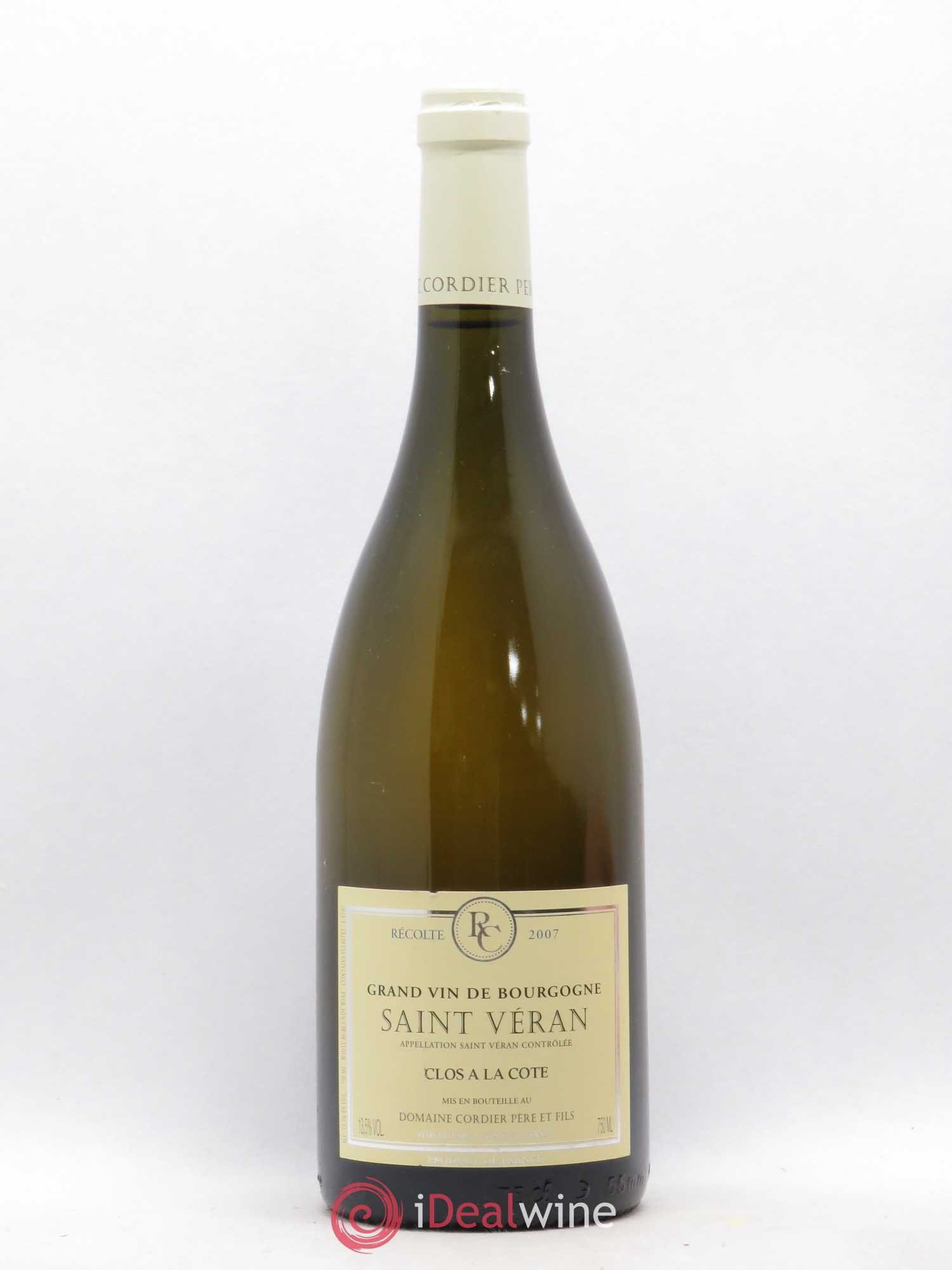 Saint-Véran Clos à La Côte Cordier 2007 - Posten von 1 Flasche - 0