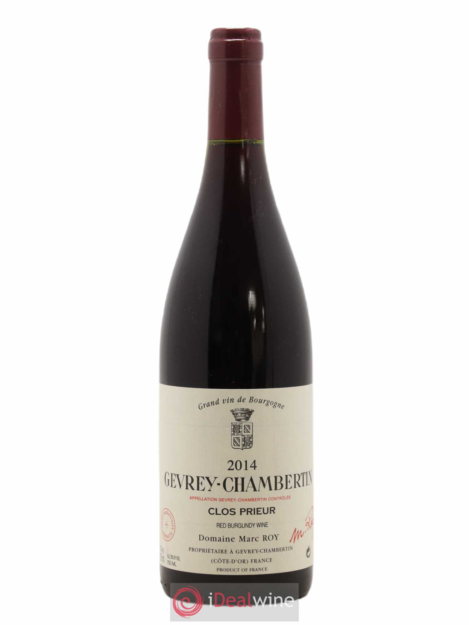 Gevrey-Chambertin Clos Prieur Marc Roy 2014 - Posten von 1 Flasche - 0