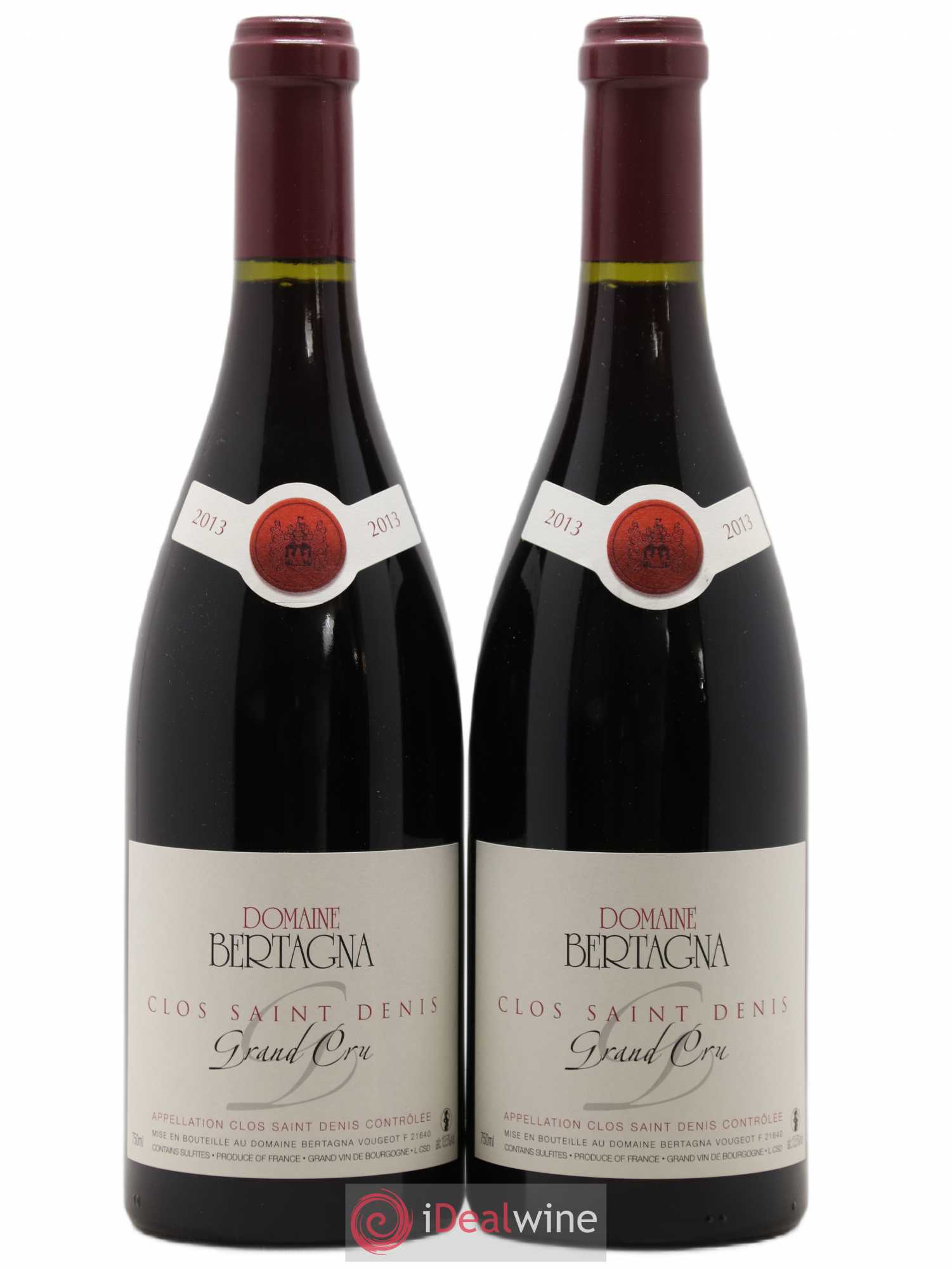 Clos Saint-Denis Grand Cru Bertagna 2013 - Lot de 2 bouteilles - 0