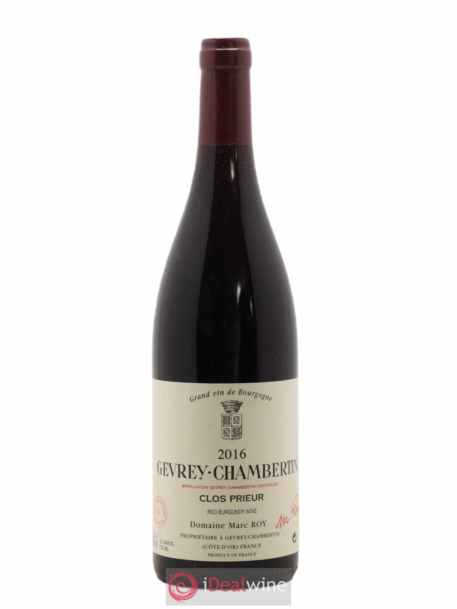 Gevrey-Chambertin Clos Prieur Marc Roy 2016 - Posten von 1 Flasche - 0
