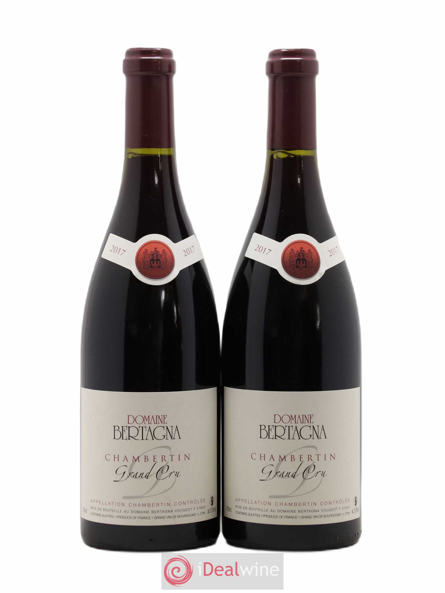 Chambertin Grand Cru Bertagna 2017 - Lot de 2 bouteilles - 0