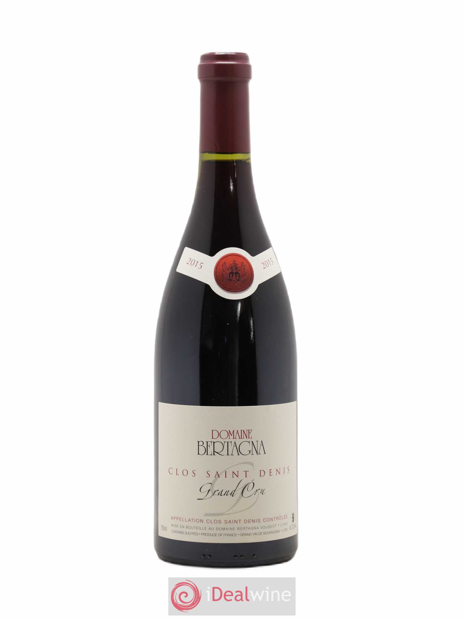 Clos Saint-Denis Grand Cru Bertagna 2015 - Lot de 1 bouteille - 0