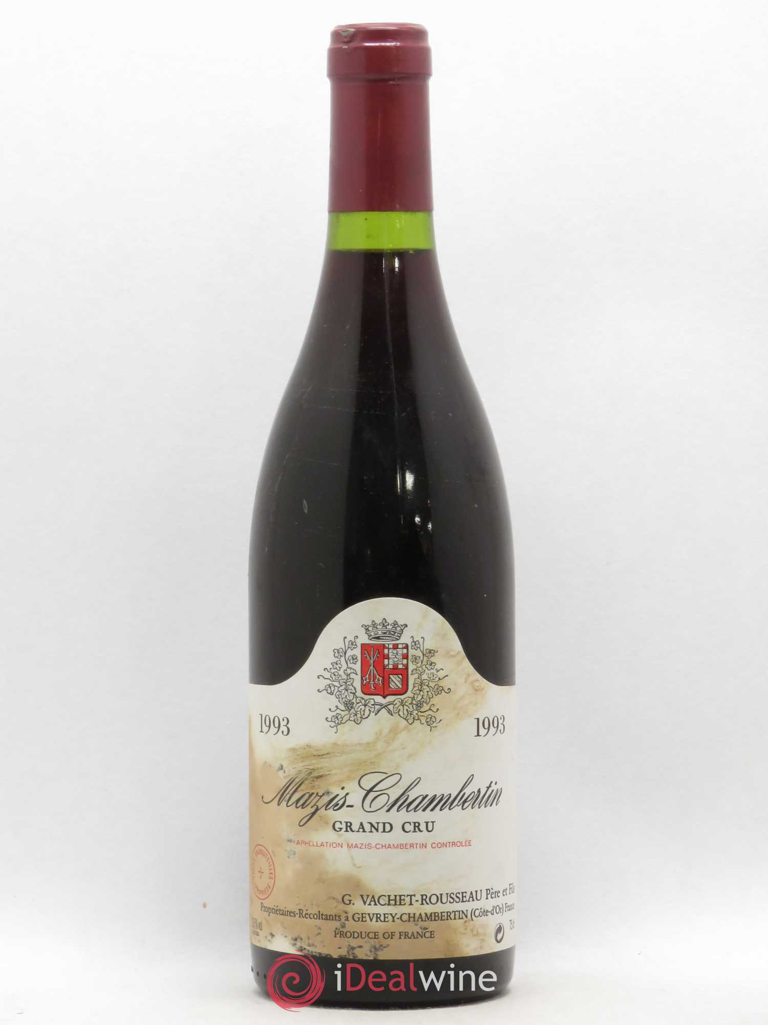 Mazis-Chambertin Grand Cru Vachet Rousseau 1993 - Lot de 1 bouteille - 0