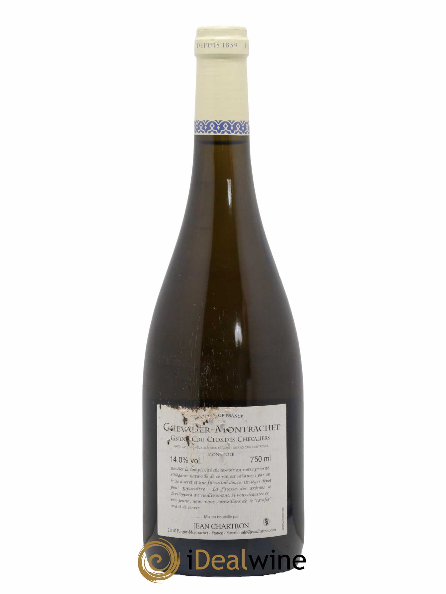 Chevalier-Montrachet Grand Cru Clos des Chevaliers Jean Chartron (Domaine) 2014 - Lot de 1 bouteille - 1