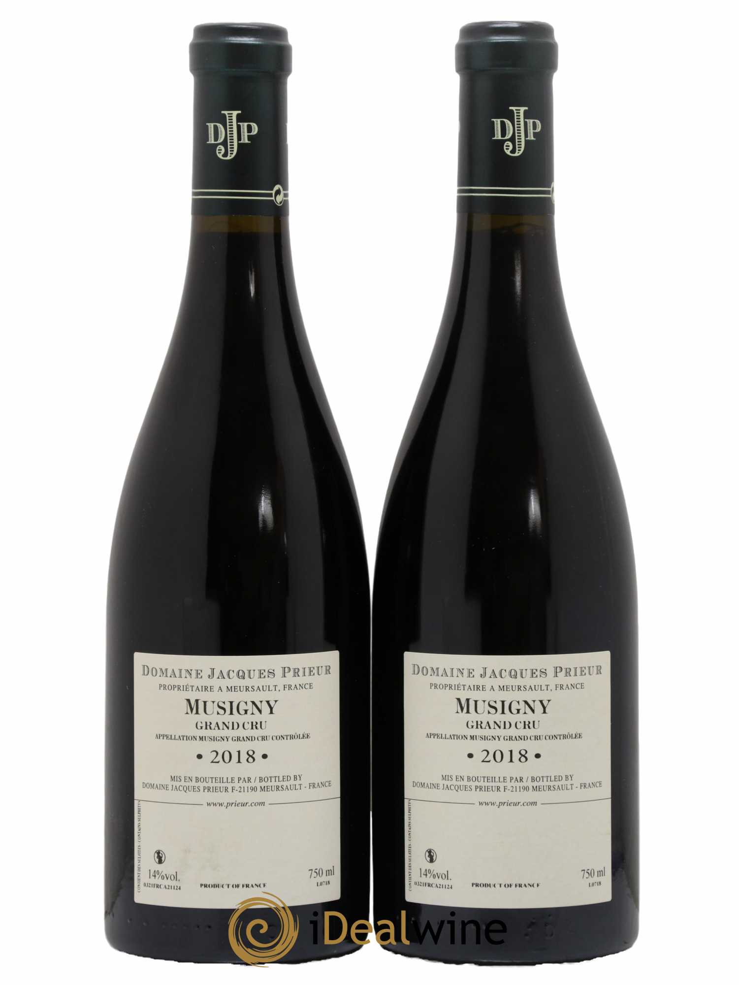 Musigny Grand Cru Jacques Prieur (Domaine) 2018 - Lot de 2 bouteilles - 1