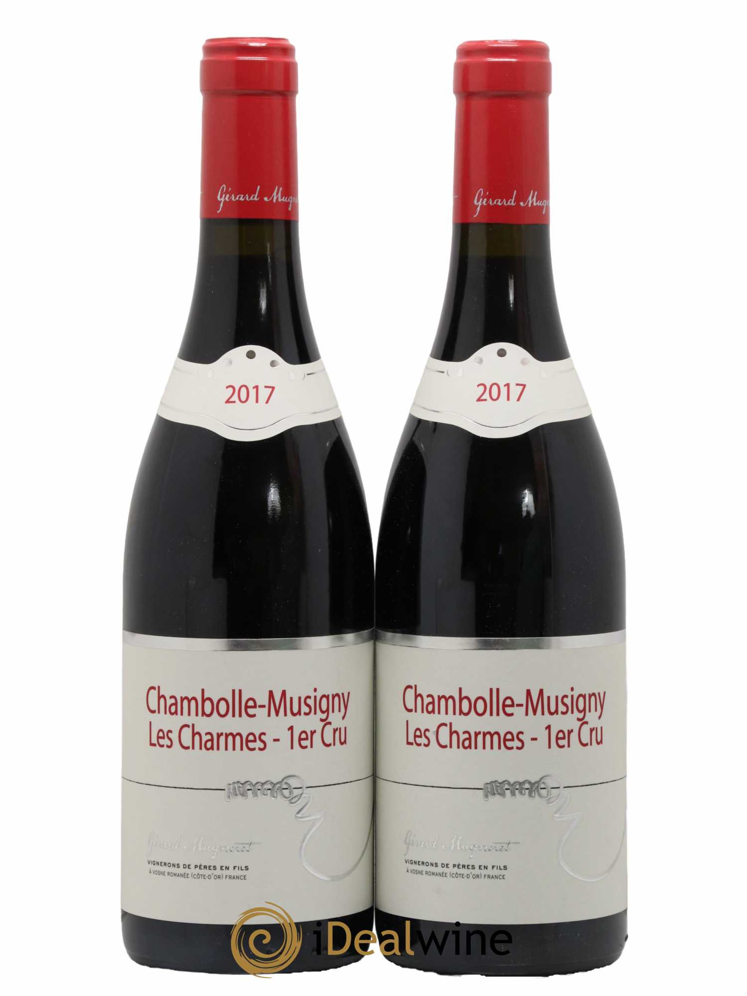 Chambolle-Musigny 1er Cru Les Charmes Gérard Mugneret 2017 - Lot de 2 bouteilles - 0