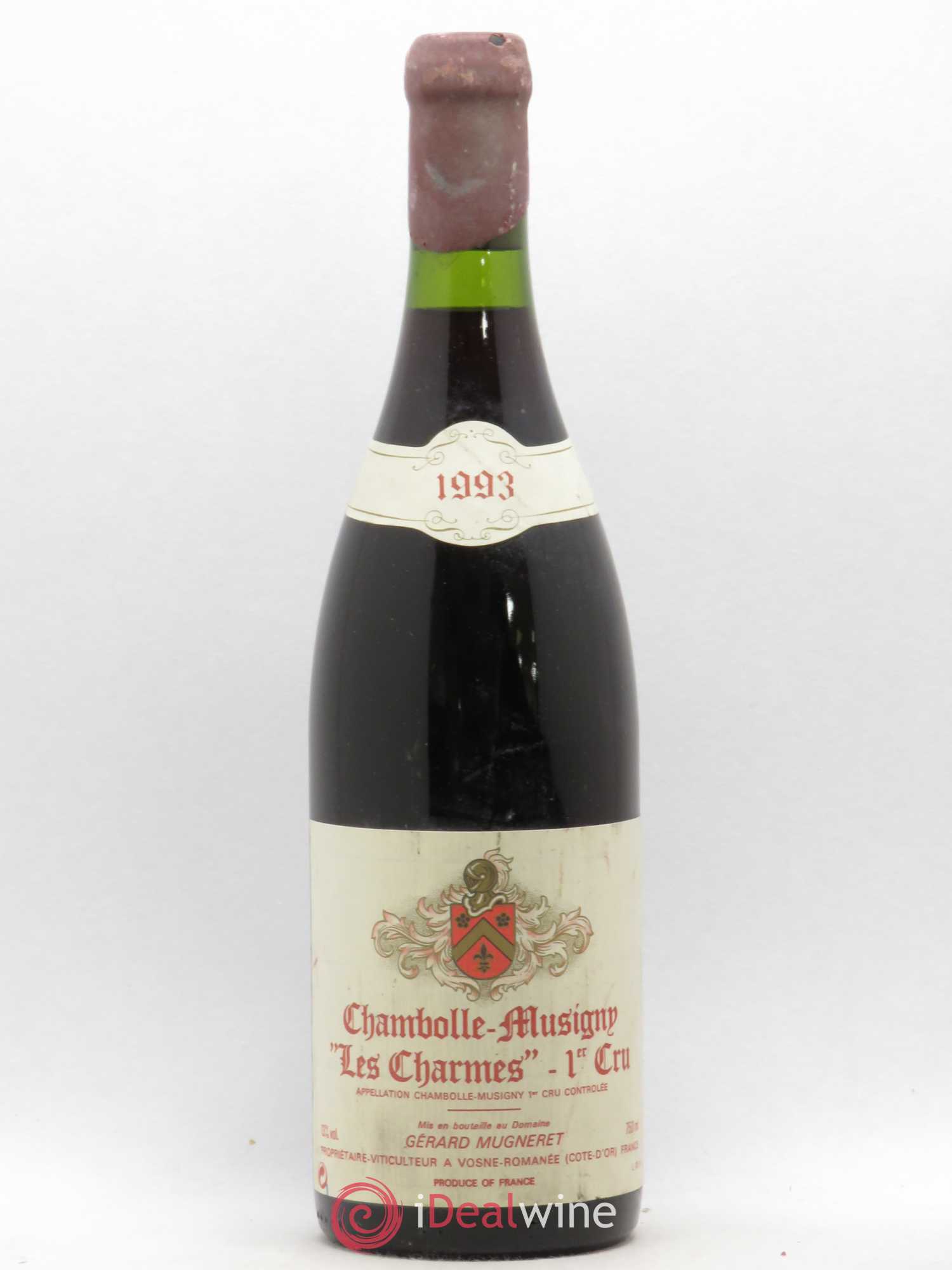 Chambolle-Musigny 1er Cru Les Charmes Gérard Mugneret 1993 - Posten von 1 Flasche - 0