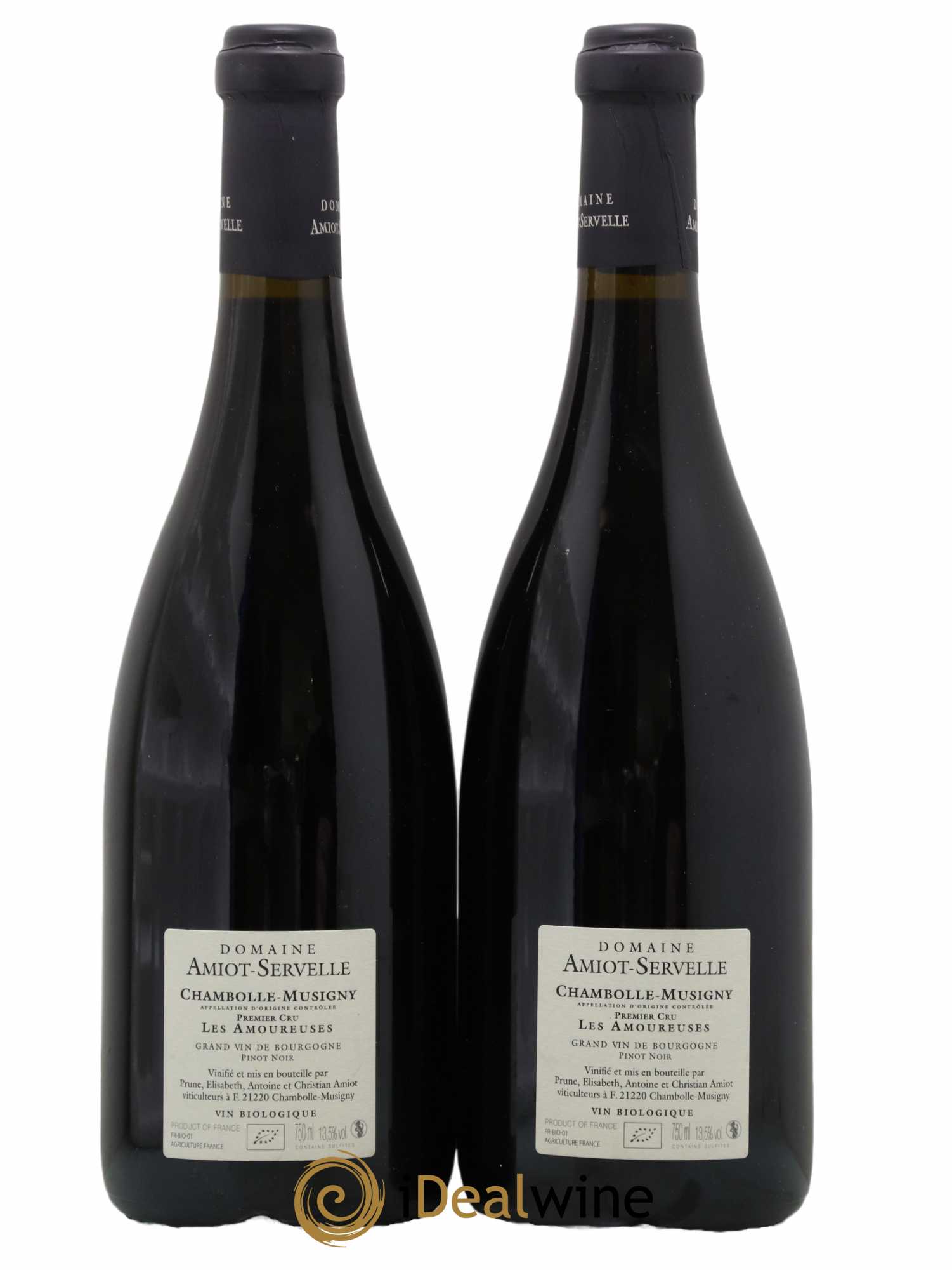 Chambolle-Musigny 1er Cru Les Amoureuses Amiot-Servelle 2017 - Lot de 2 bouteilles - 1