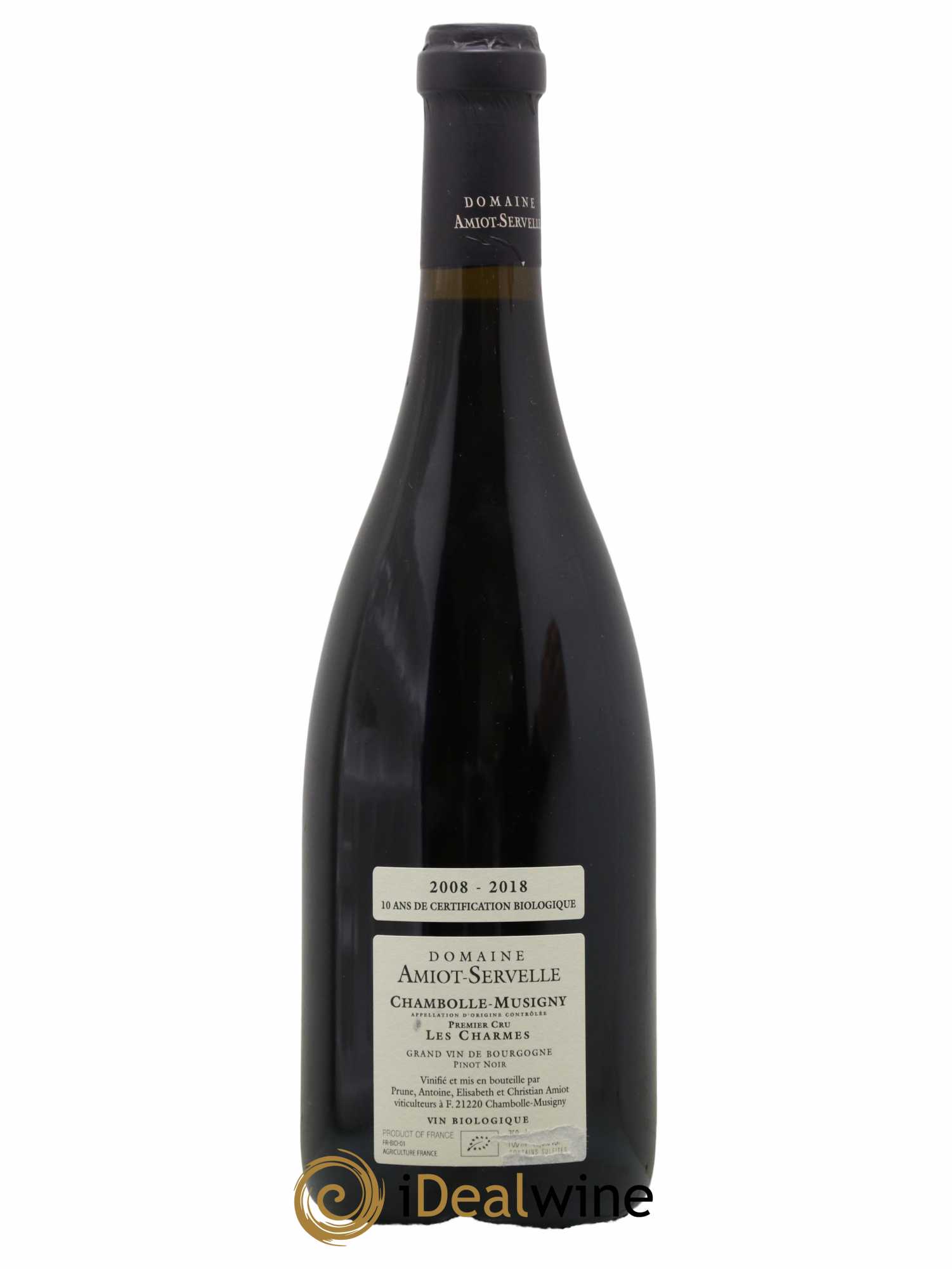 Chambolle-Musigny 1er Cru Les Charmes Amiot-Servelle 2018 - Lot of 1 bottle - 1