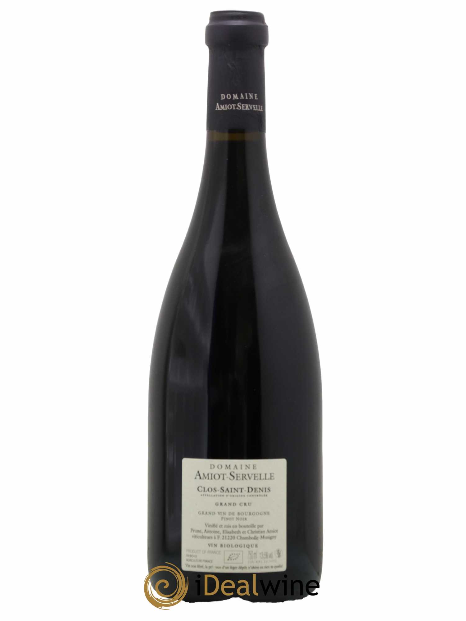 Clos Saint-Denis Grand Cru Amiot-Servelle 2020 - Lot de 1 bouteille - 1