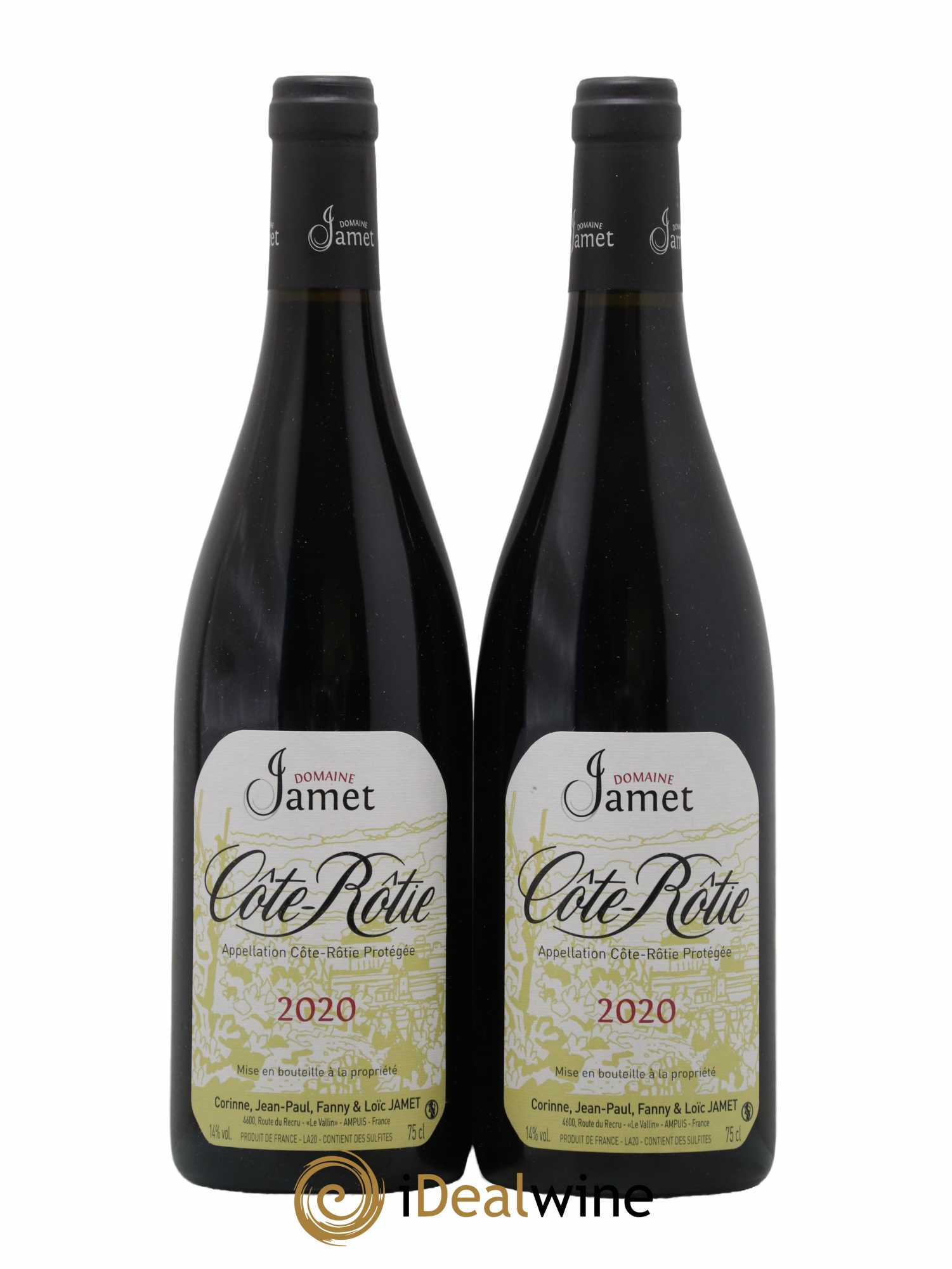 Côte-Rôtie Jamet (Domaine) 2020 - Lot de 2 bouteilles - 0