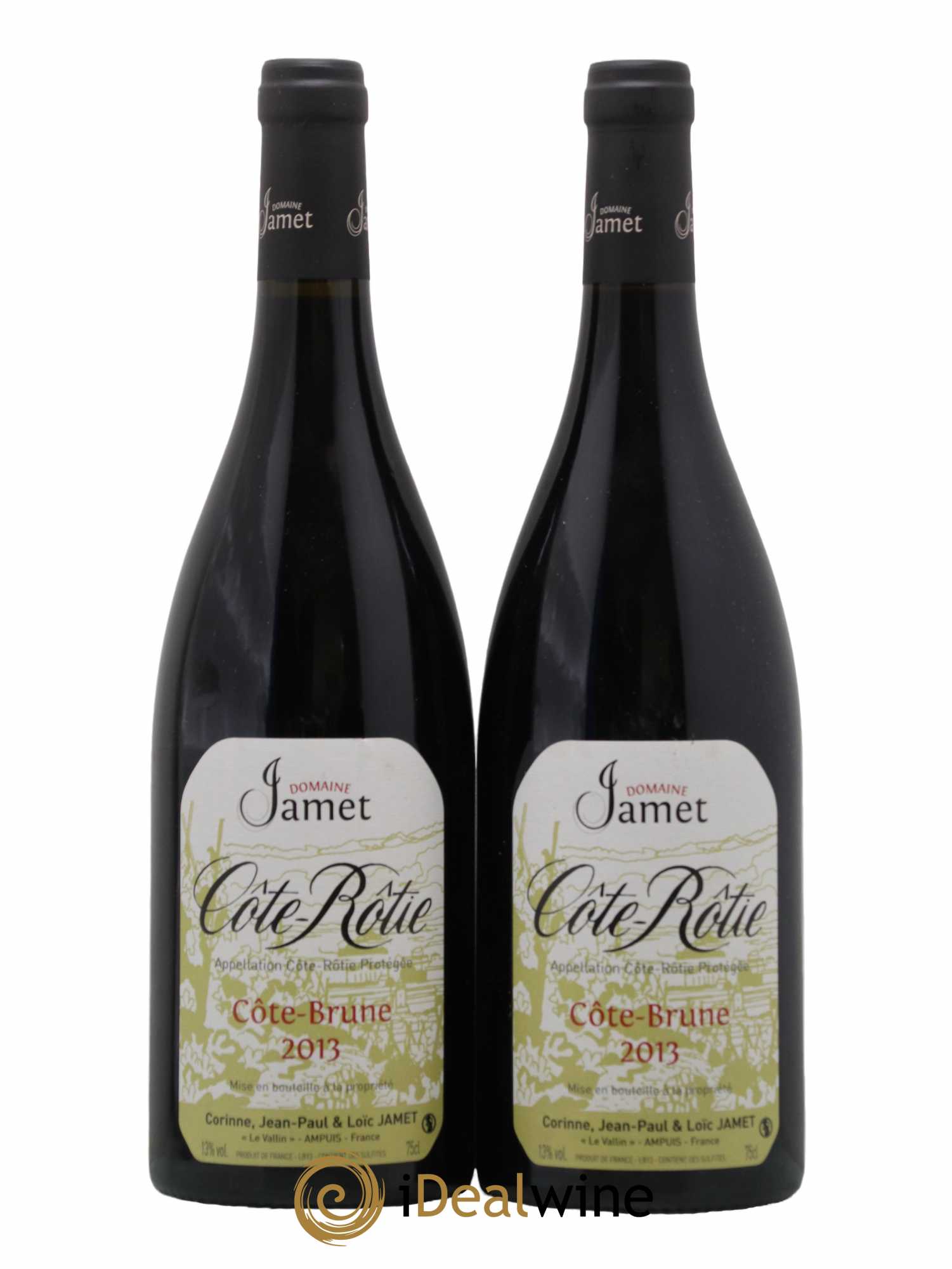 Côte-Rôtie Côte Brune Jamet (Domaine) 2013 - Lot de 2 bouteilles - 0