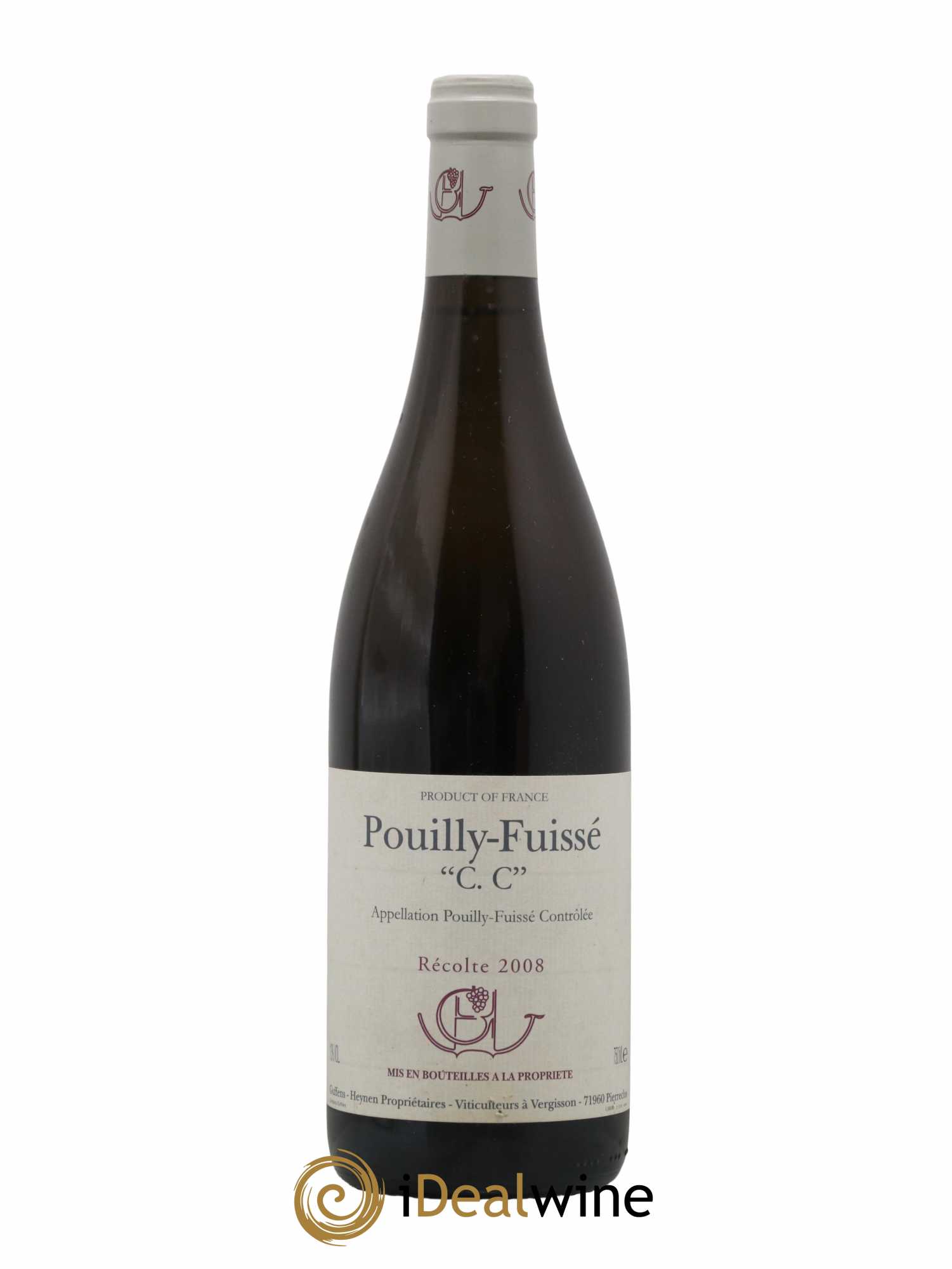 Pouilly-Fuissé C.C. Guffens-Heynen 2008 - Lot de 1 bouteille - 0
