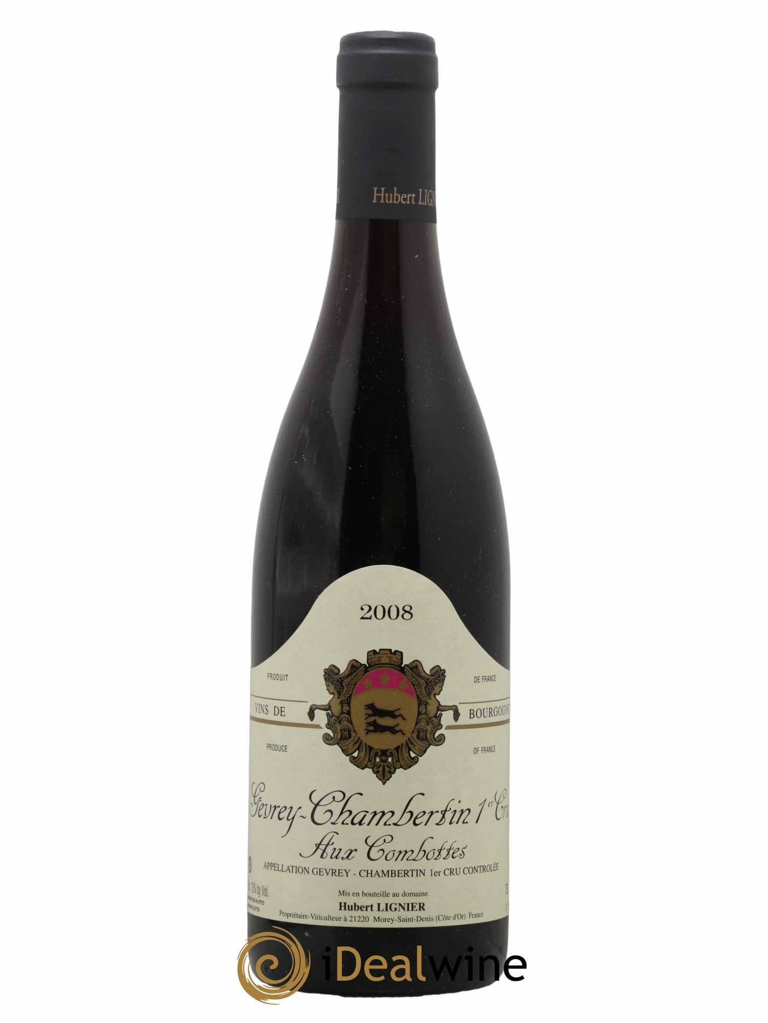 Gevrey-Chambertin 1er Cru Aux Combottes Hubert Lignier (Domaine) 2008 - Lot de 1 bouteille - 0