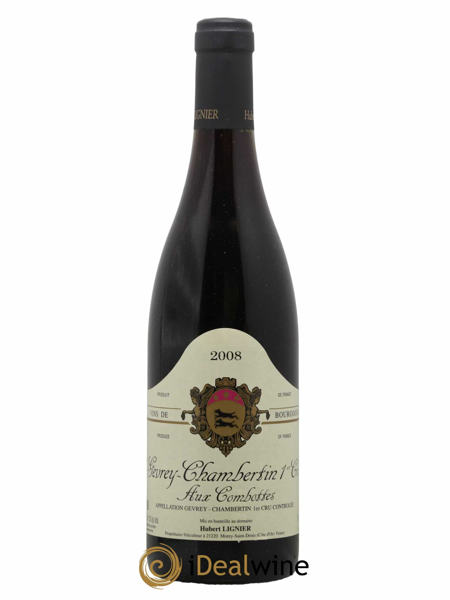 Gevrey-Chambertin 1er Cru Aux Combottes Hubert Lignier (Domaine) 2008 - Lot de 1 bouteille - 0