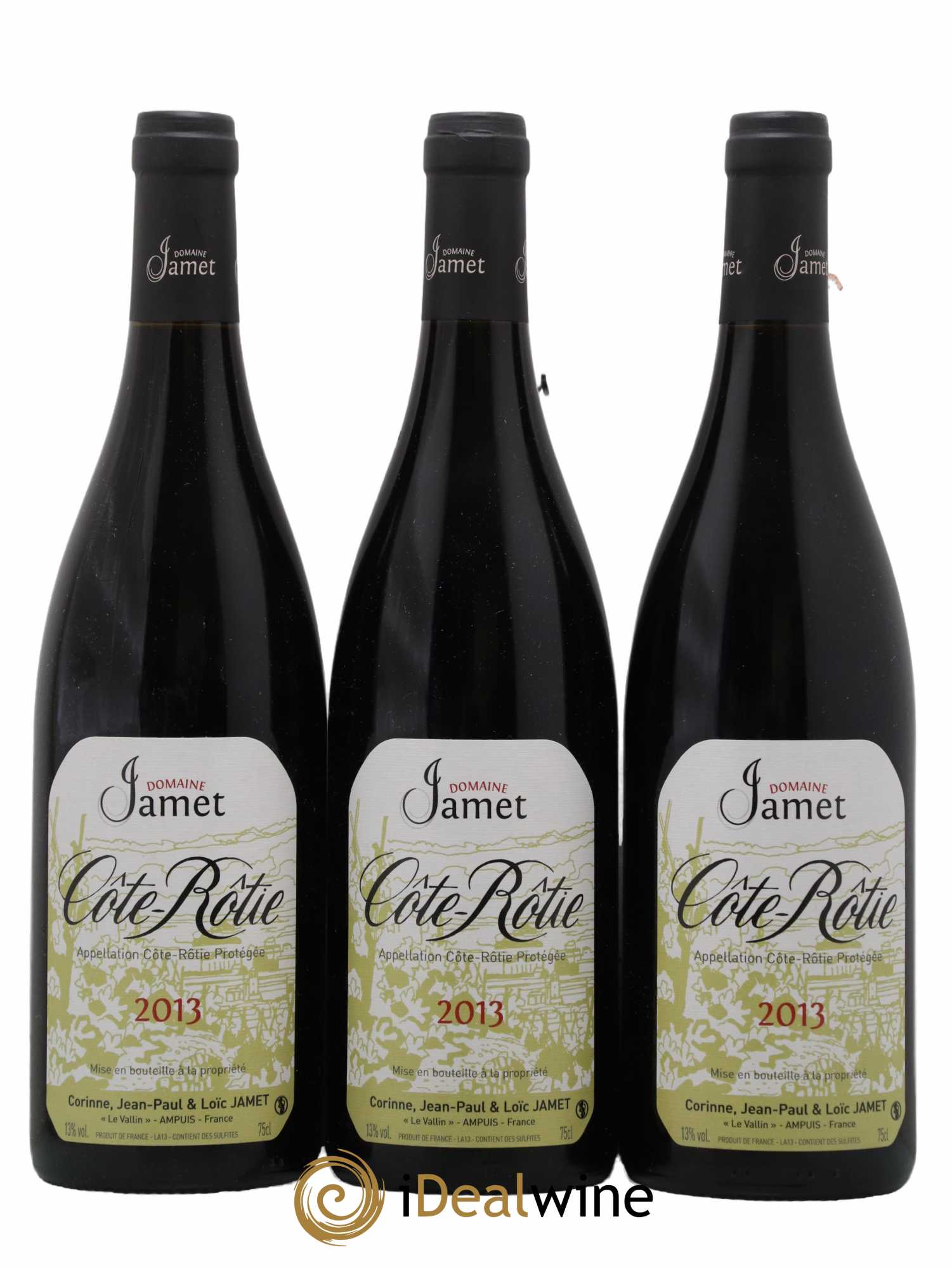 Côte-Rôtie Jamet (Domaine) 2013 - Lot de 3 bouteilles - 0