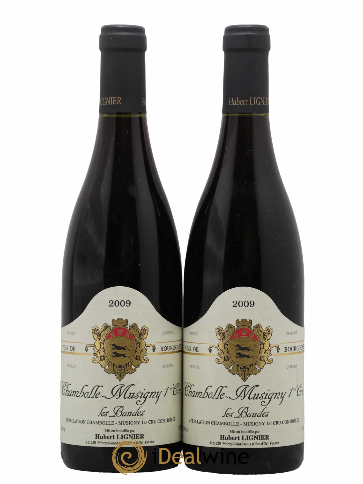 Chambolle-Musigny 1er Cru Les Baudes Hubert Lignier (Domaine) 2009 - Lot de 2 bouteilles - 0