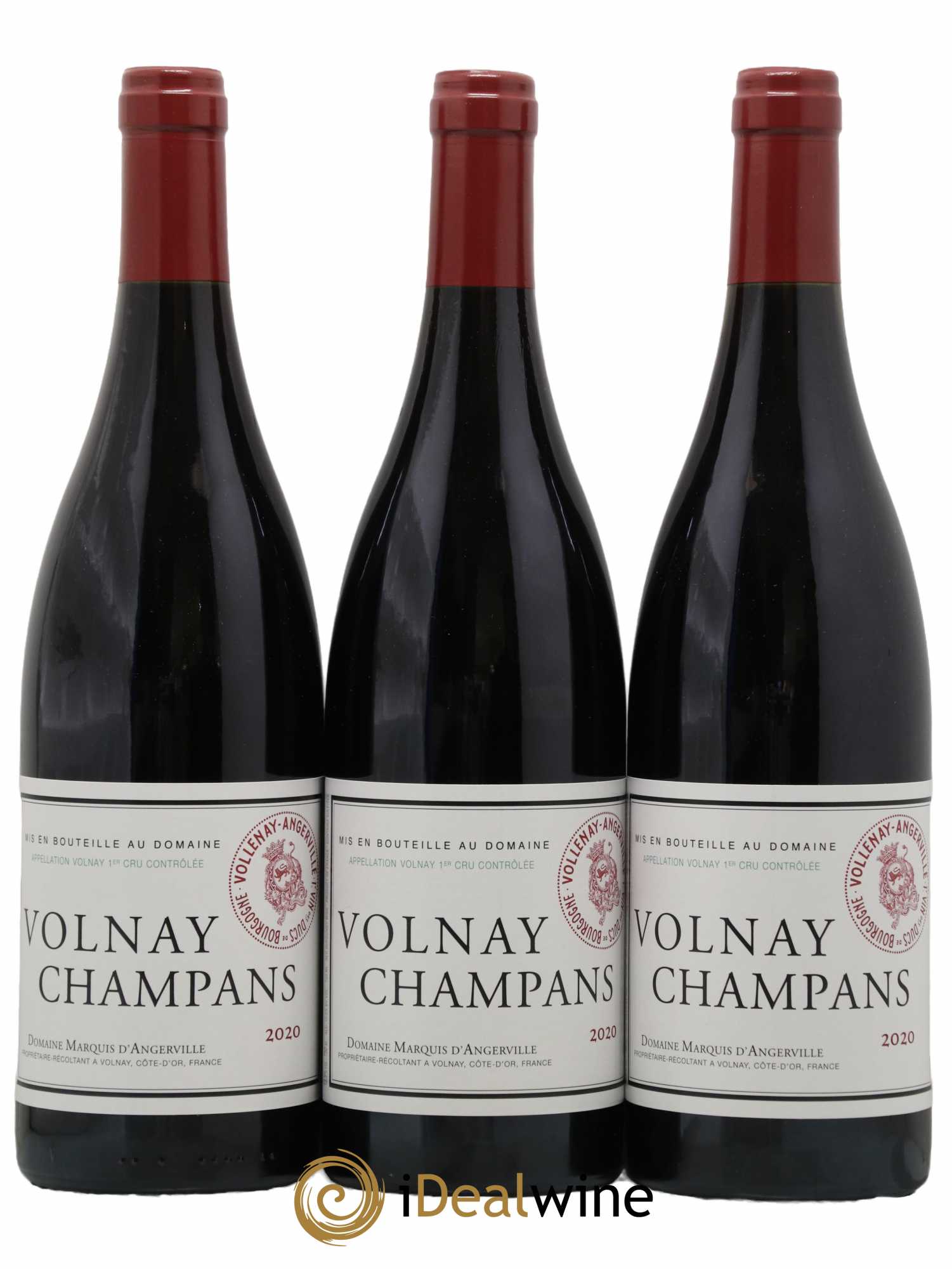 Volnay 1er Cru Champans Marquis d'Angerville (Domaine) 2020 - Lot de 3 bouteilles - 0