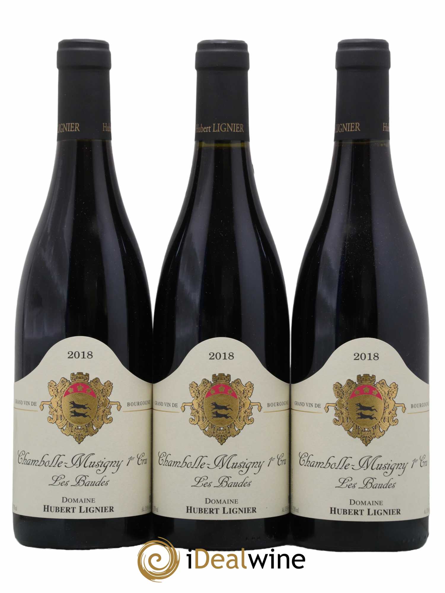 Chambolle-Musigny 1er Cru Les Baudes Hubert Lignier (Domaine) 2018 - Lot de 3 bouteilles - 0