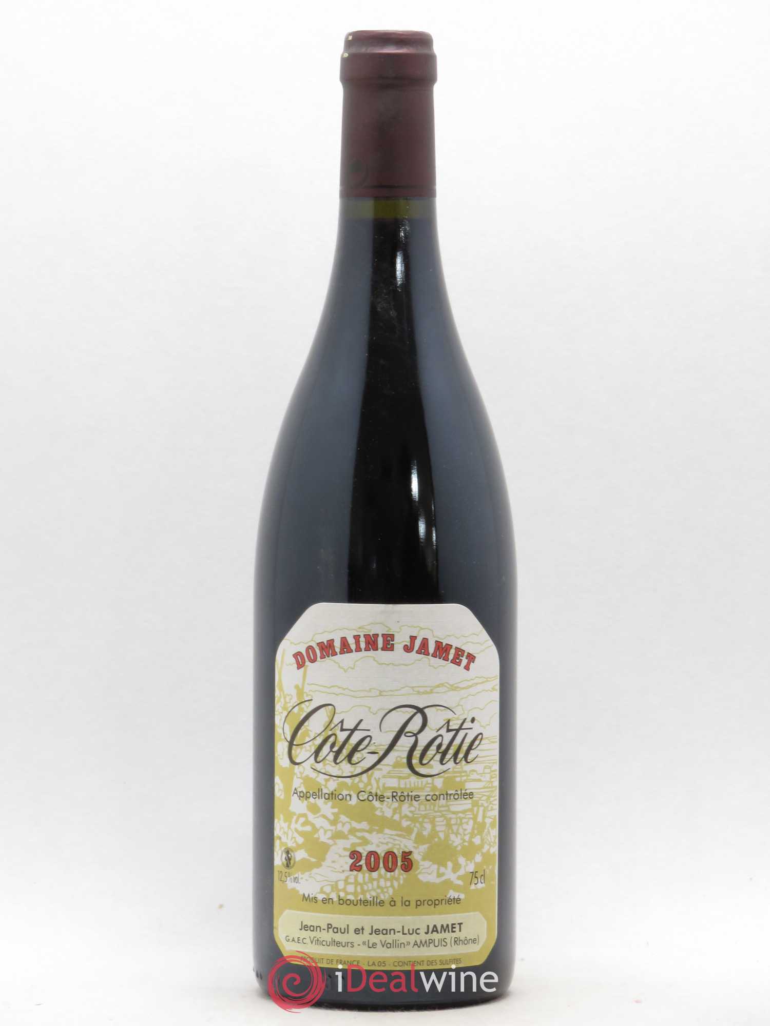 Côte-Rôtie Jamet (Domaine) 2005 - Lot de 1 bouteille - 0
