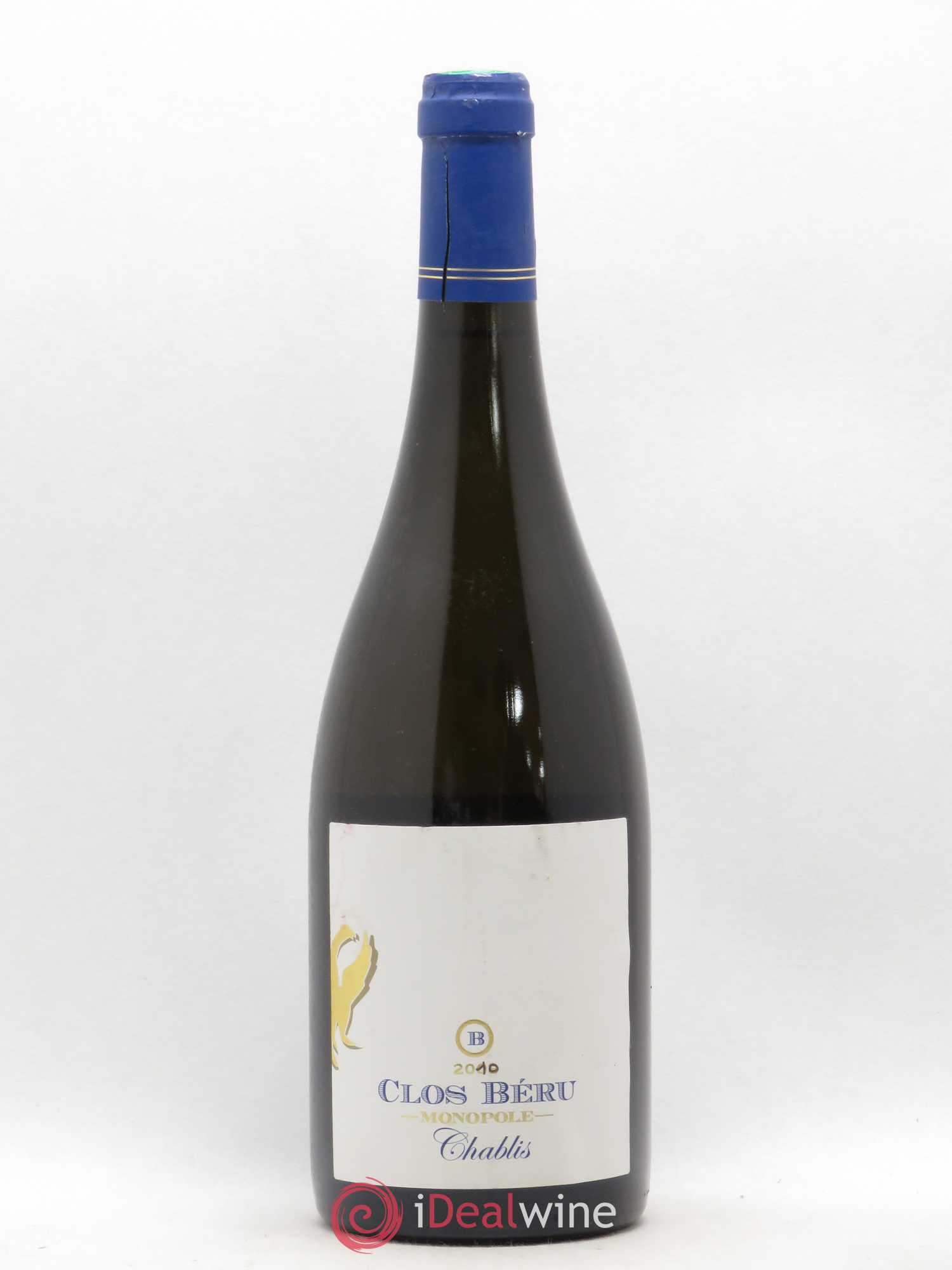 Chablis Clos Béru Monopole Château Béru - Posten von 1 Flasche - 0