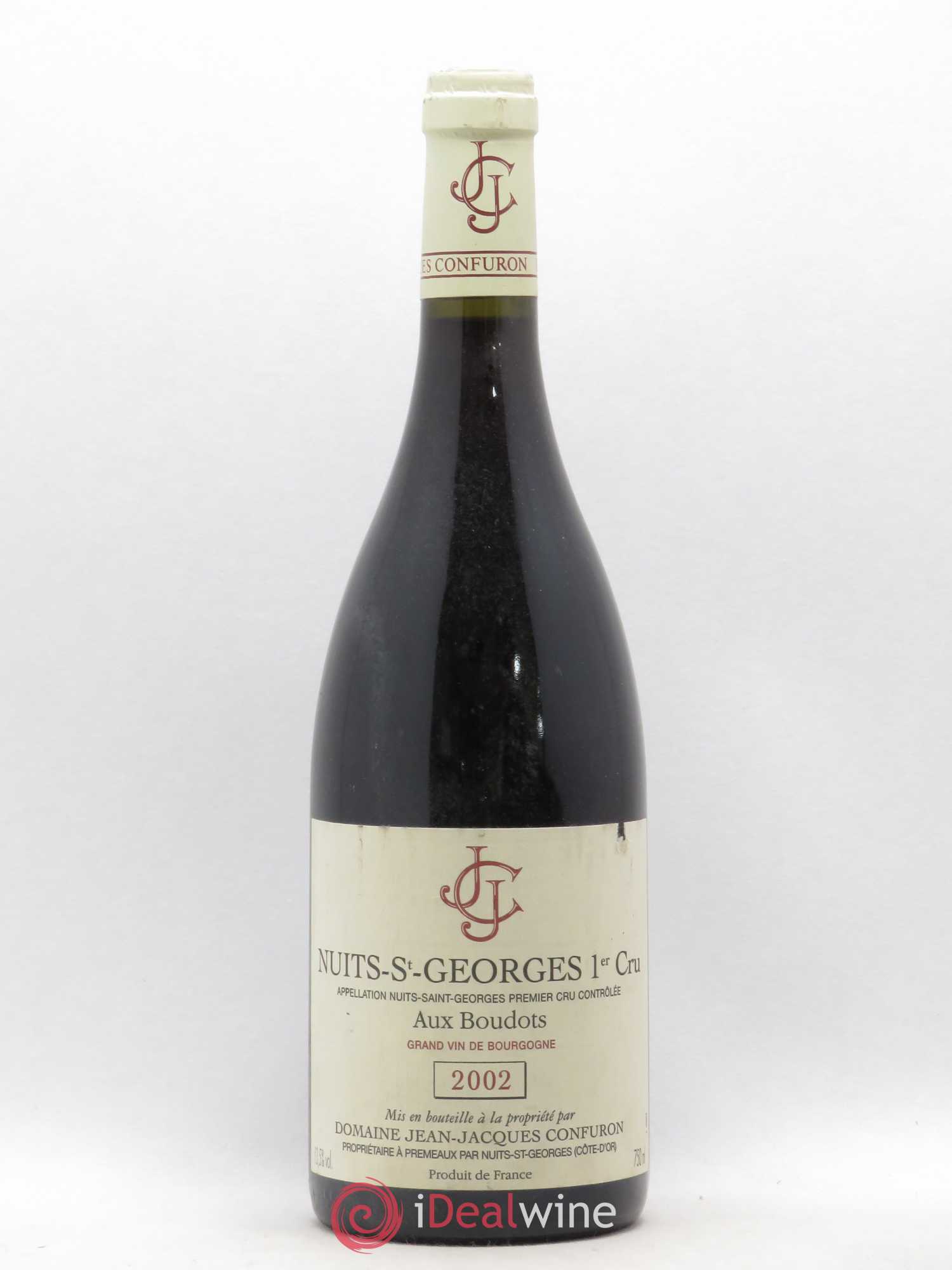 Nuits-Saint-Georges 1er Cru Aux Boudots Jean-Jacques Confuron 2002 - Lot de 1 bouteille - 0