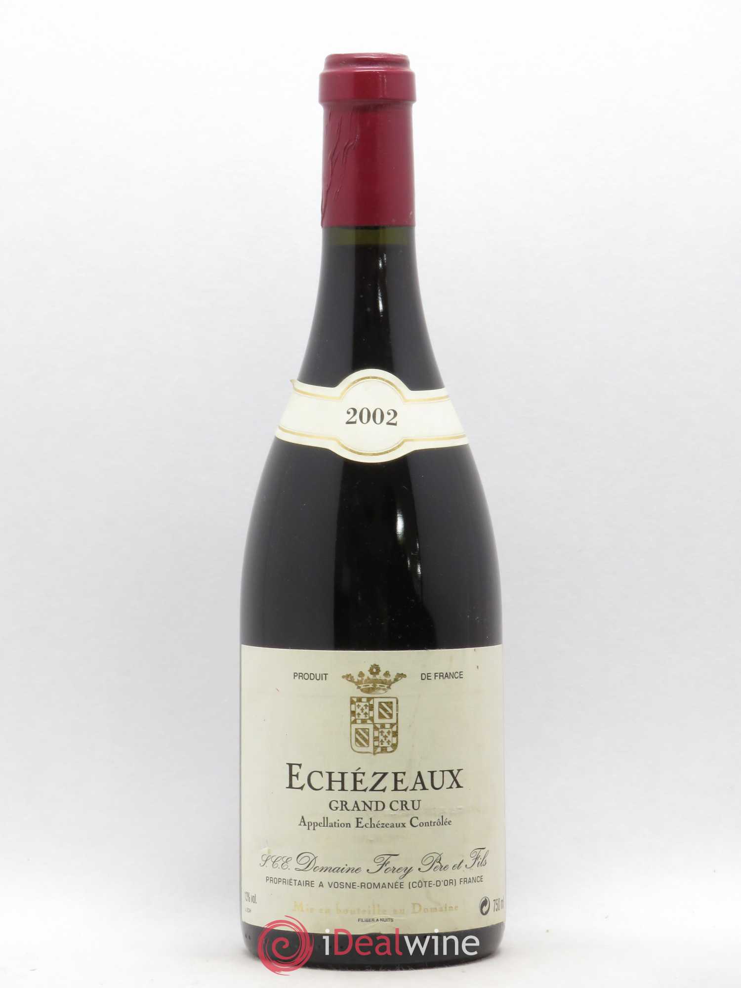 Echezeaux Grand Cru Forey Père et Fils (Domaine) 2002 - Lot de 1 bouteille - 0