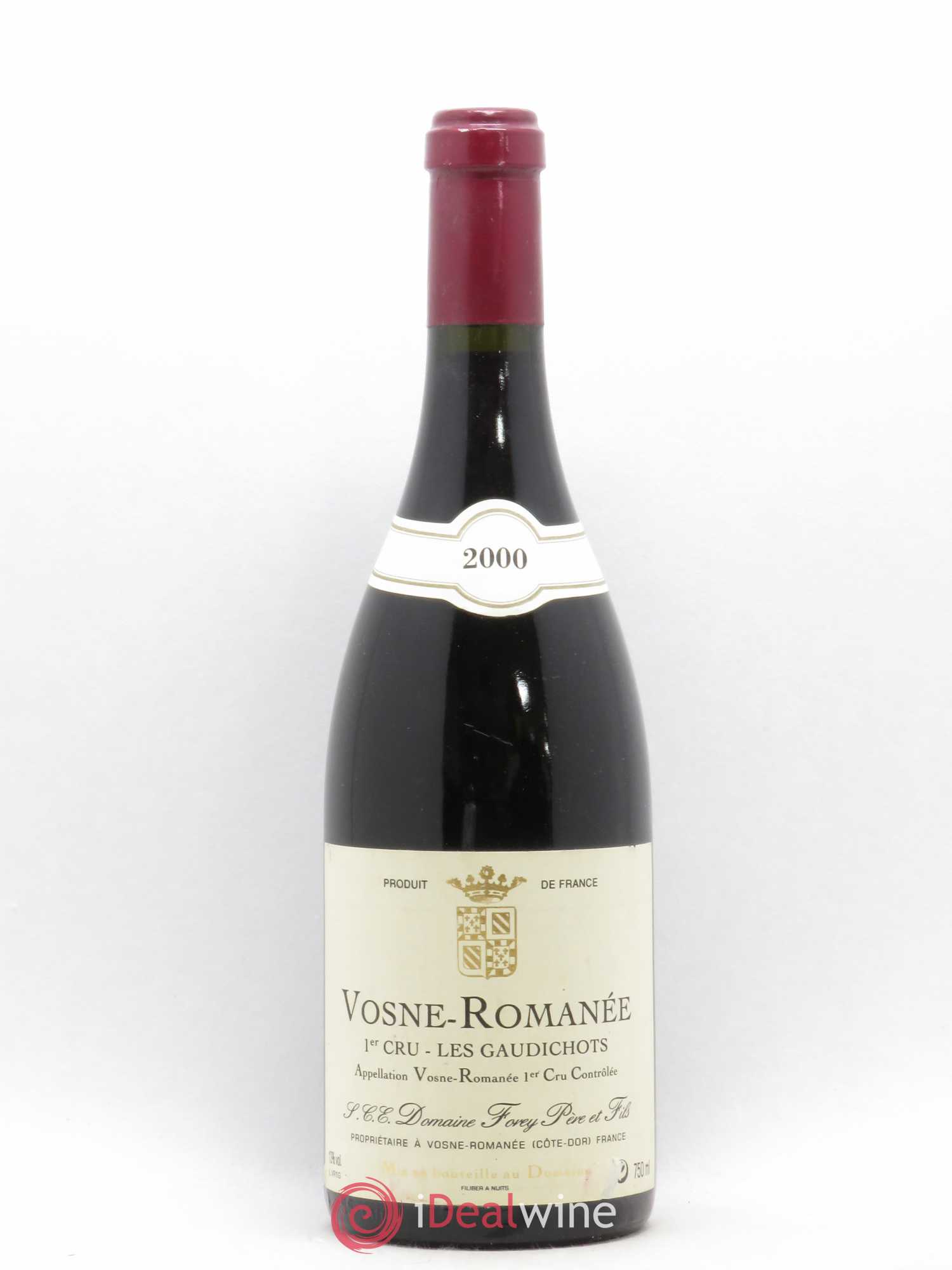 Vosne-Romanée 1er Cru Les Gaudichots Forey Père et Fils (Domaine) 2000 - Lot de 1 bouteille - 0