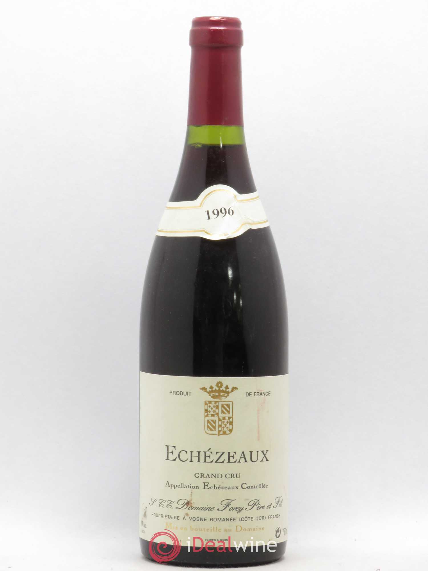 Echezeaux Grand Cru Forey Père et Fils (Domaine) 1996 - Lot de 1 bouteille - 0
