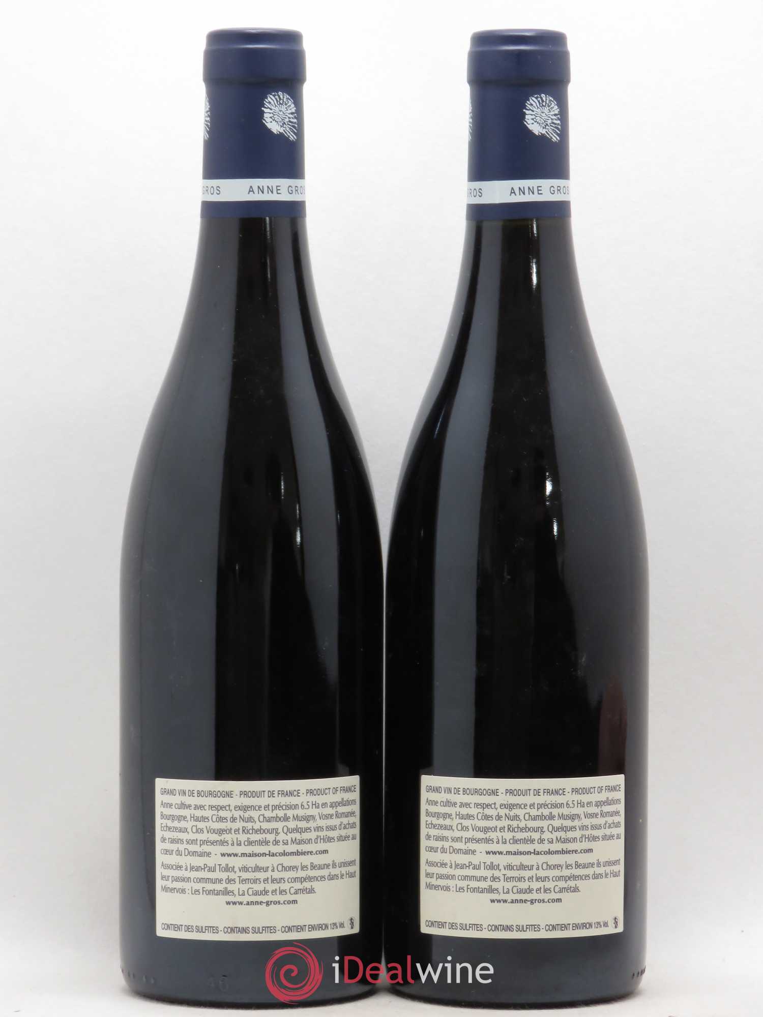 Echezeaux Grand Cru Les Loachausses Anne Gros 2013 - Lot de 2 bouteilles - 1