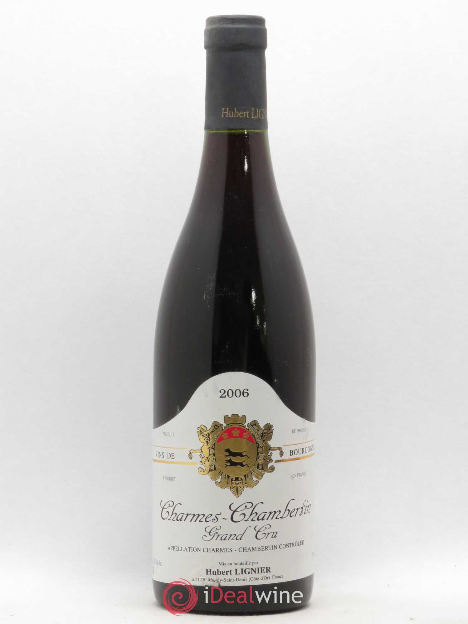 Charmes-Chambertin Grand Cru Hubert Lignier (Domaine) 2006 - Lot de 1 bouteille - 0