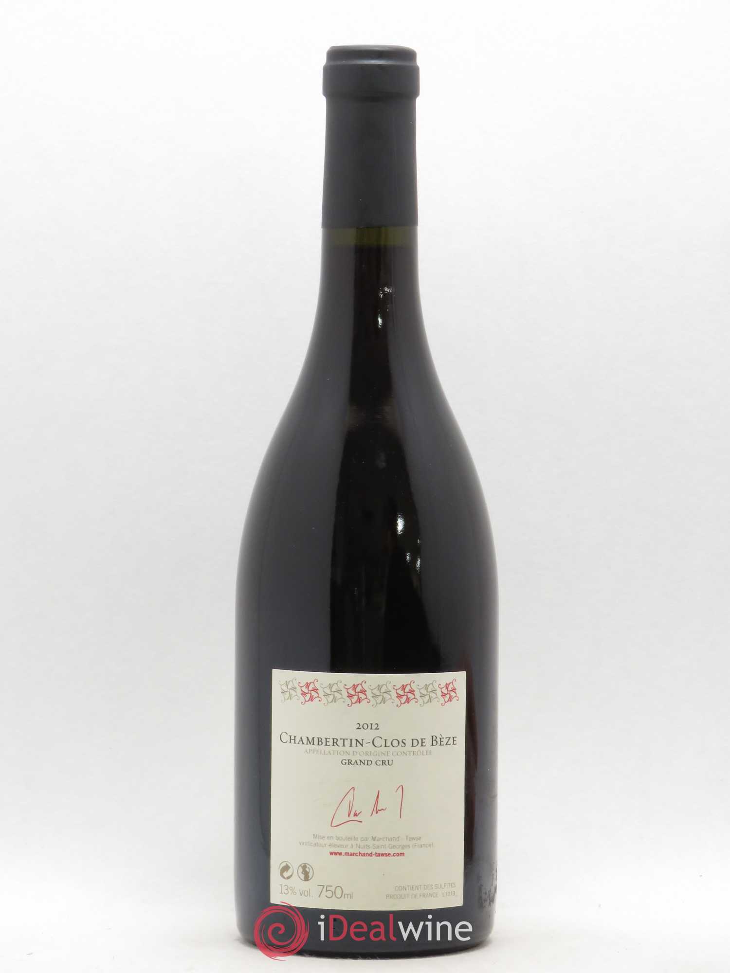 Chambertin Clos de Bèze Grand Cru Marchand Tawse 2012 - Lot de 1 bouteille - 1