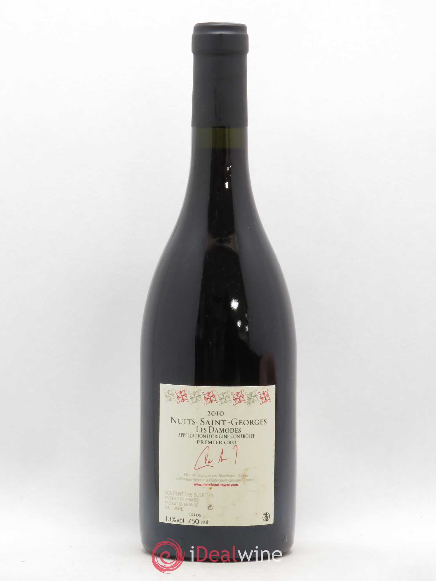 Nuits-Saint-Georges 1er Cru Les Damodes Marchand-Tawse (sans prix de réserve) 2010 - Posten von 1 Flasche - 1