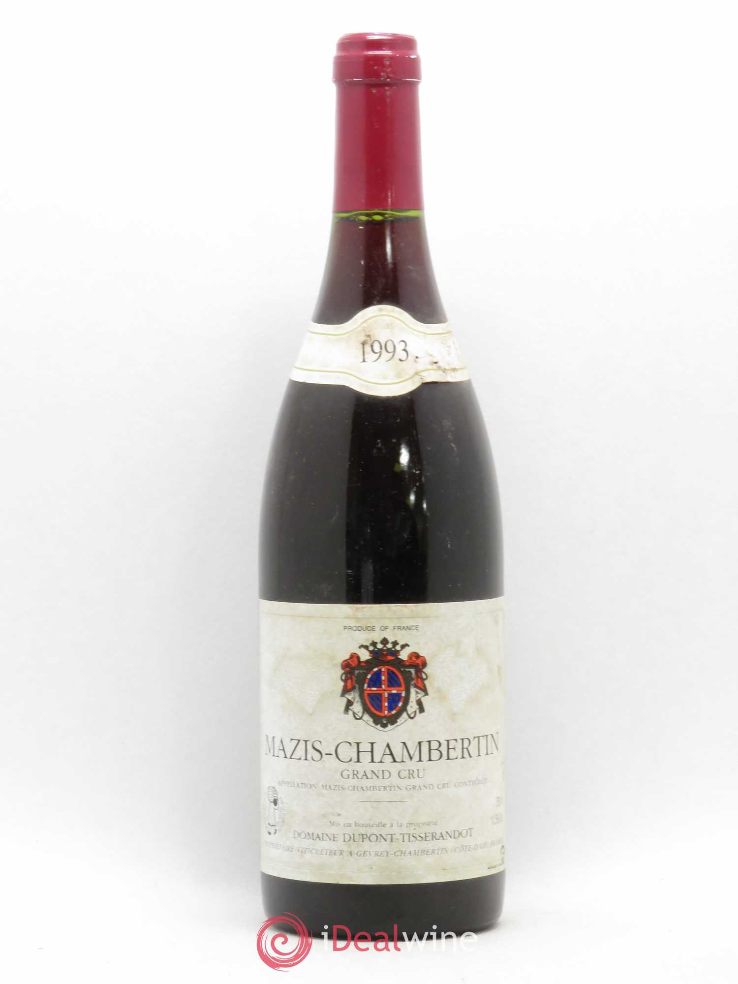 Mazis-Chambertin Grand Cru Dupont-Tisserandot (Domaine) 1993 - Lotto di 1 bottiglia - 0