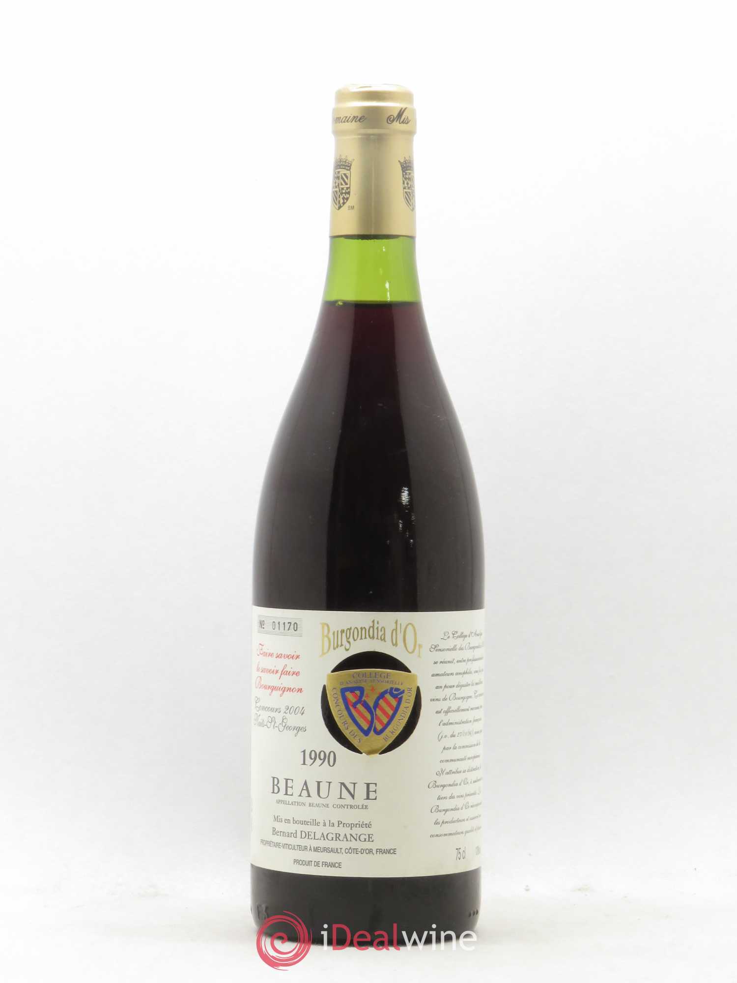 Beaune Delagrange 1990 - Lot de 1 bouteille - 0