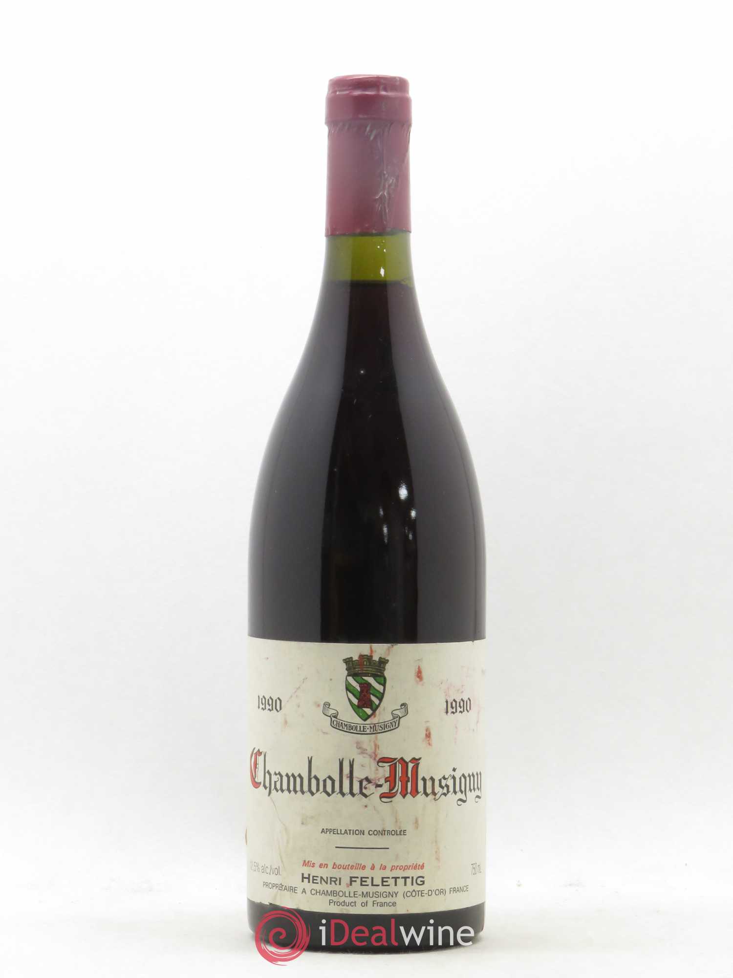 Chambolle-Musigny Domaine Henri Felettig 1990 - Posten von 1 Flasche - 0
