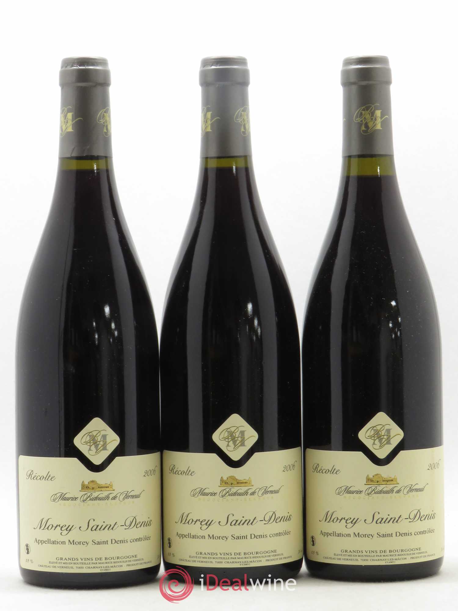 Morey-Saint-Denis Maurice Bidouilh De Verneuil 2006 - Posten von 3 Flaschen - 0