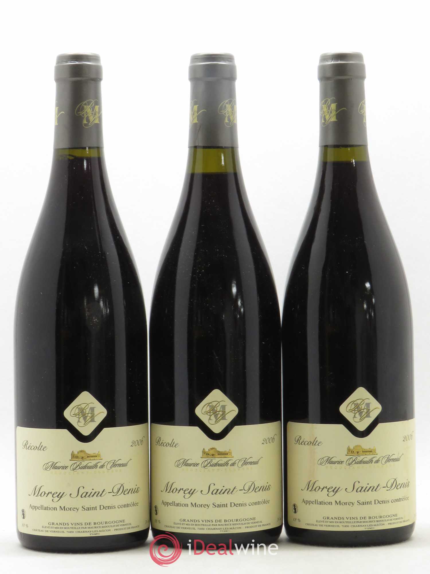 Morey-Saint-Denis Maurice Bidouilh De Verneuil 2006 - Posten von 3 Flaschen - 0