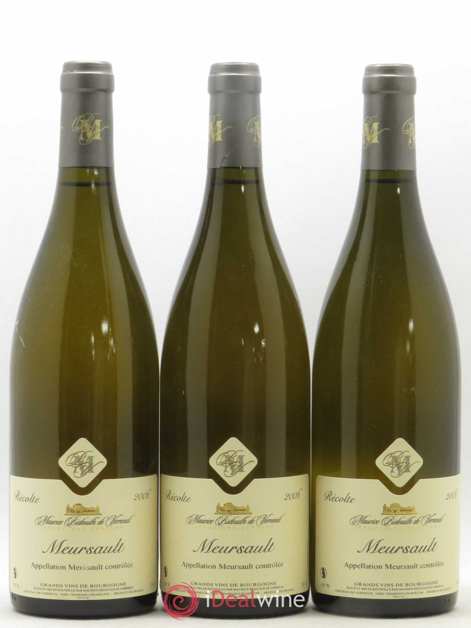 Meursault Maurice Bidouilh de Verneuil 2006 - Posten von 3 Flaschen - 0