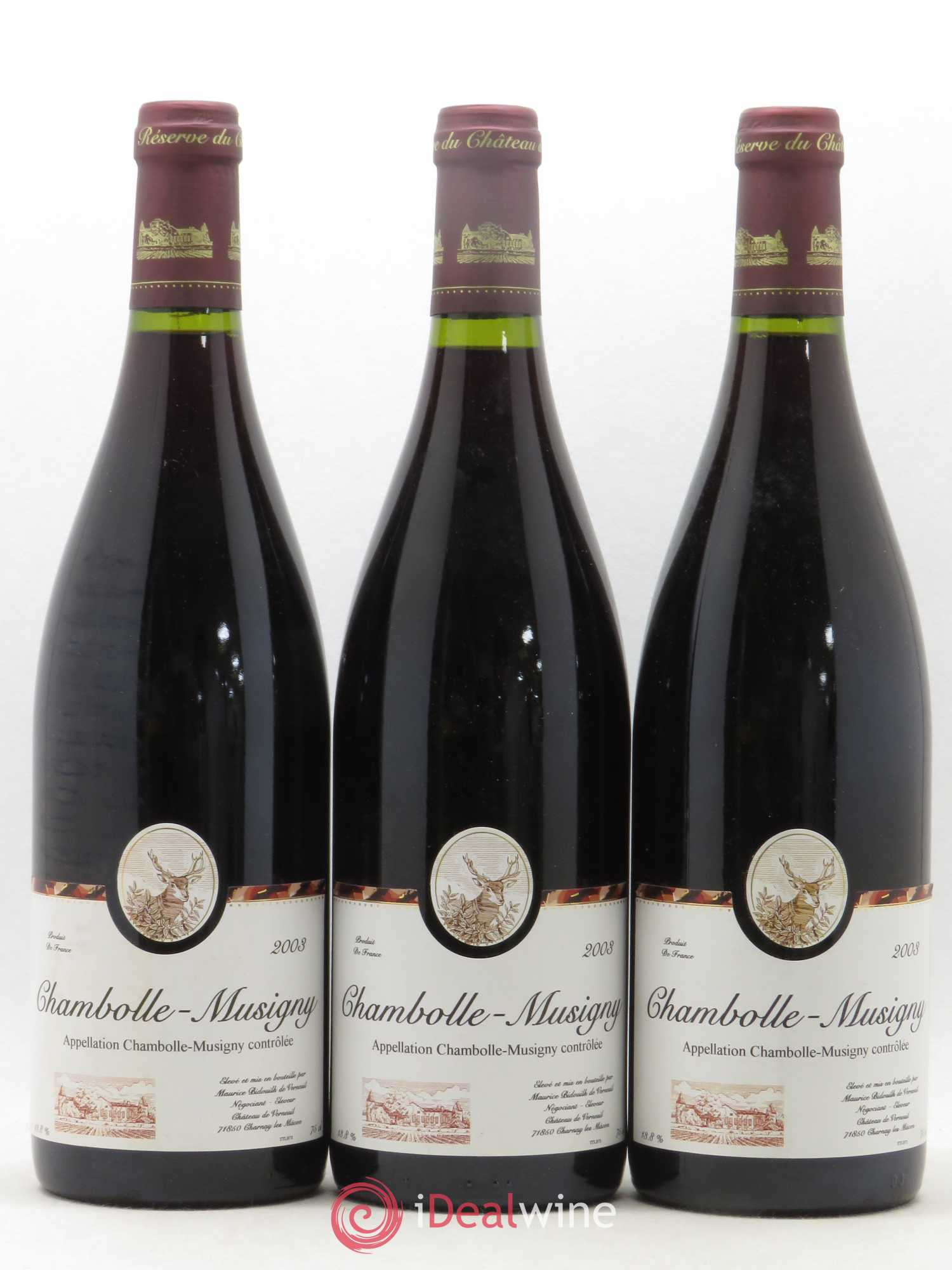 Chambolle-Musigny Maurice Bidouilh De Verneuil 2003 - Posten von 3 Flaschen - 0