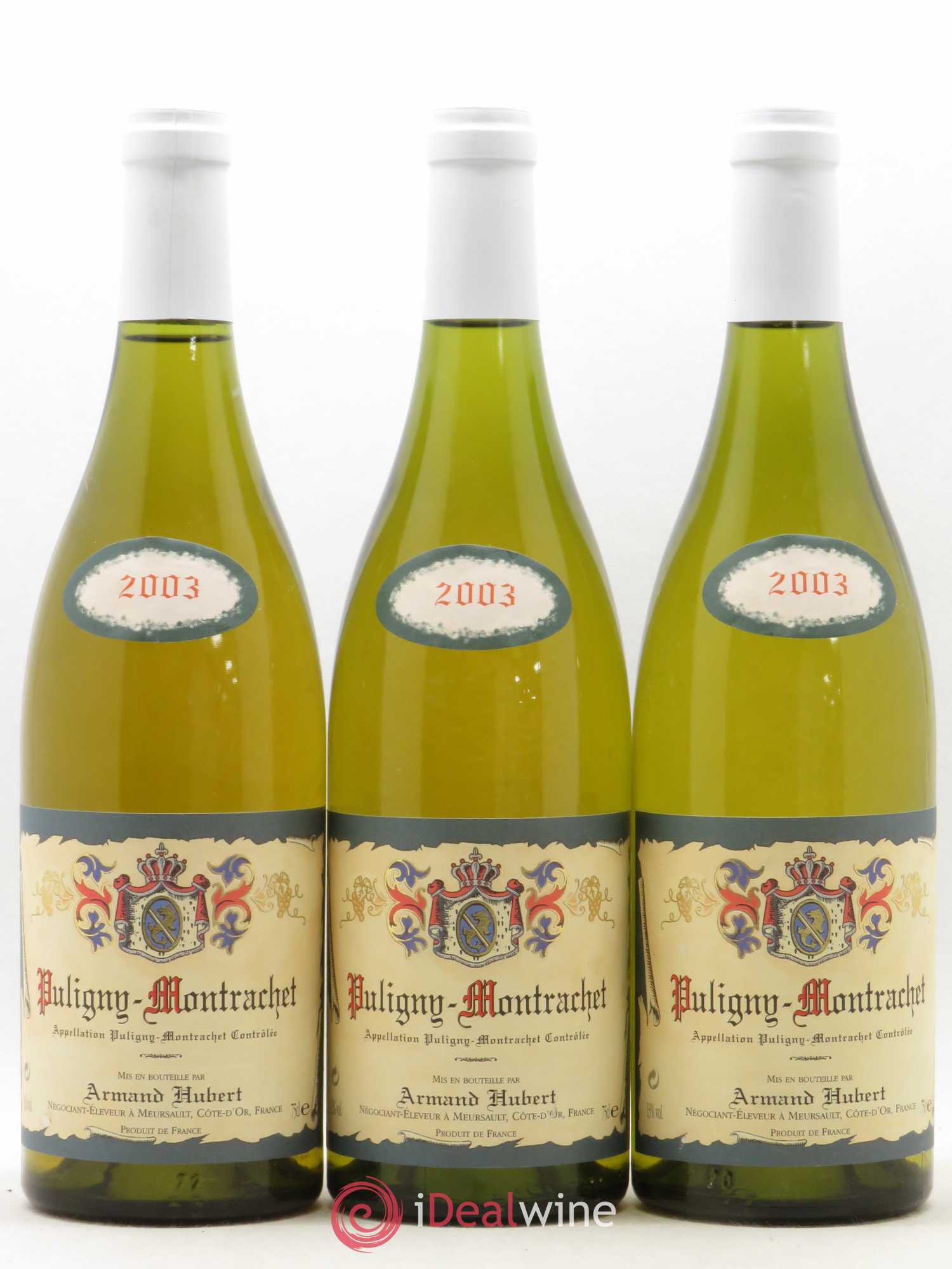 Puligny-Montrachet Domaine Armand Hubert 2003 - Posten von 3 Flaschen - 0
