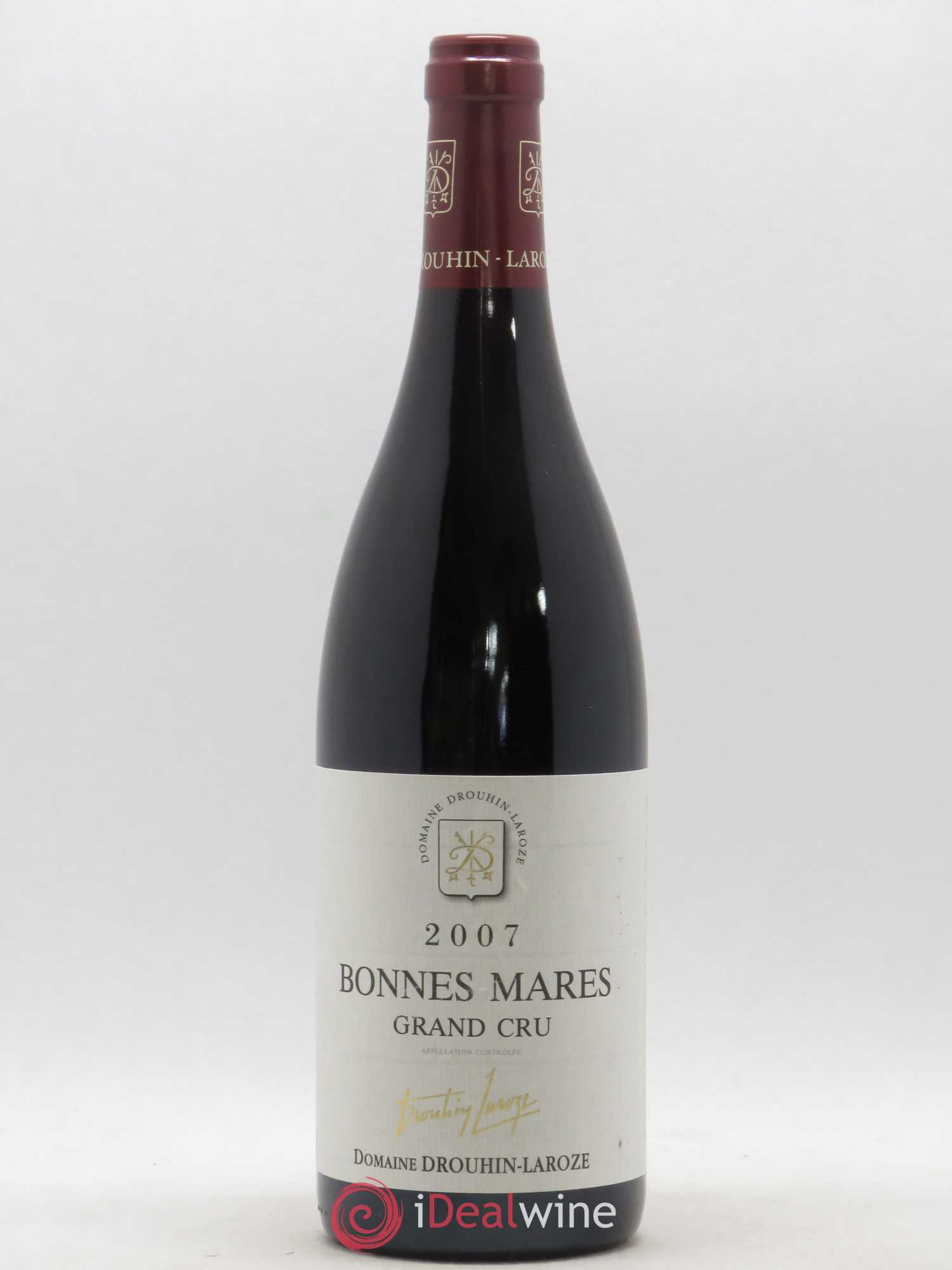 Bonnes-Mares Grand Cru Domaine Drouhin-Laroze 2007 - Lot de 1 bouteille - 0