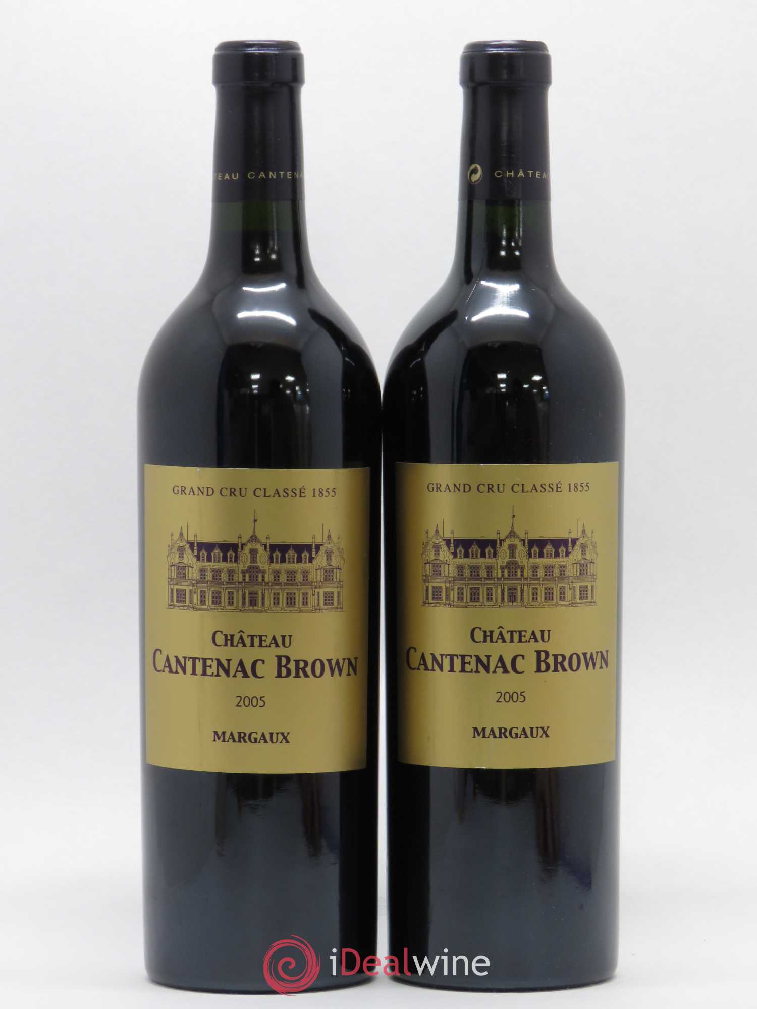 Château Cantenac Brown 3ème Grand Cru Classé 2005 - Lot de 2 bouteilles - 0